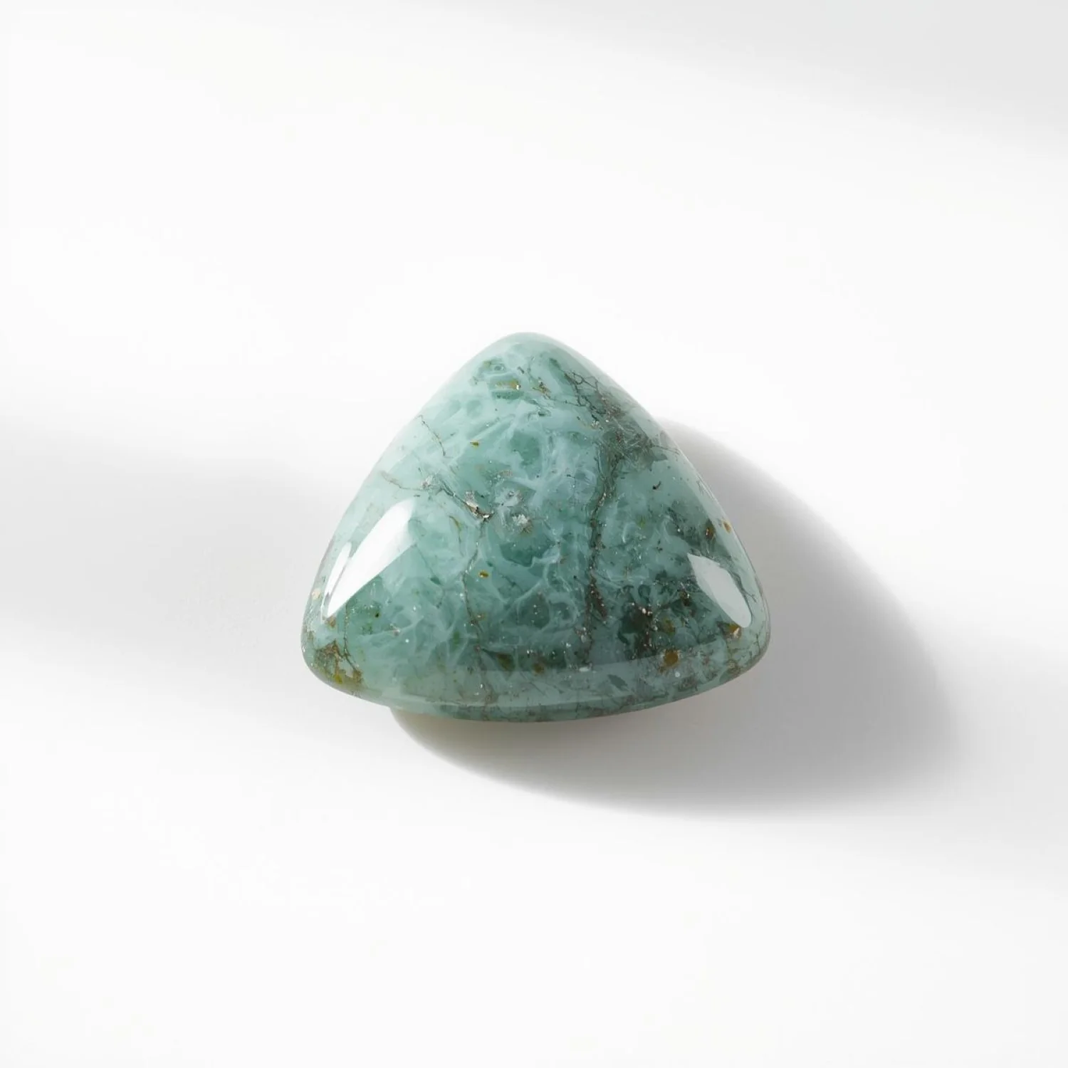 Amazonite 10PC Tiny 4x4 MM Triangle Cabochon Green Brilliant semi Precious Precious Gemstone