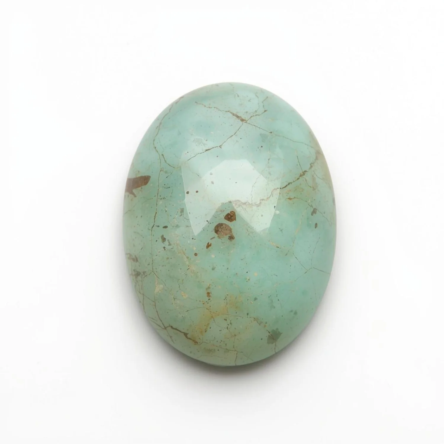 Amazonite 1PC Large 8x12 MM Oval Cabochon Green Splendid semi Precious Semi Precious Gemstone - Image 2