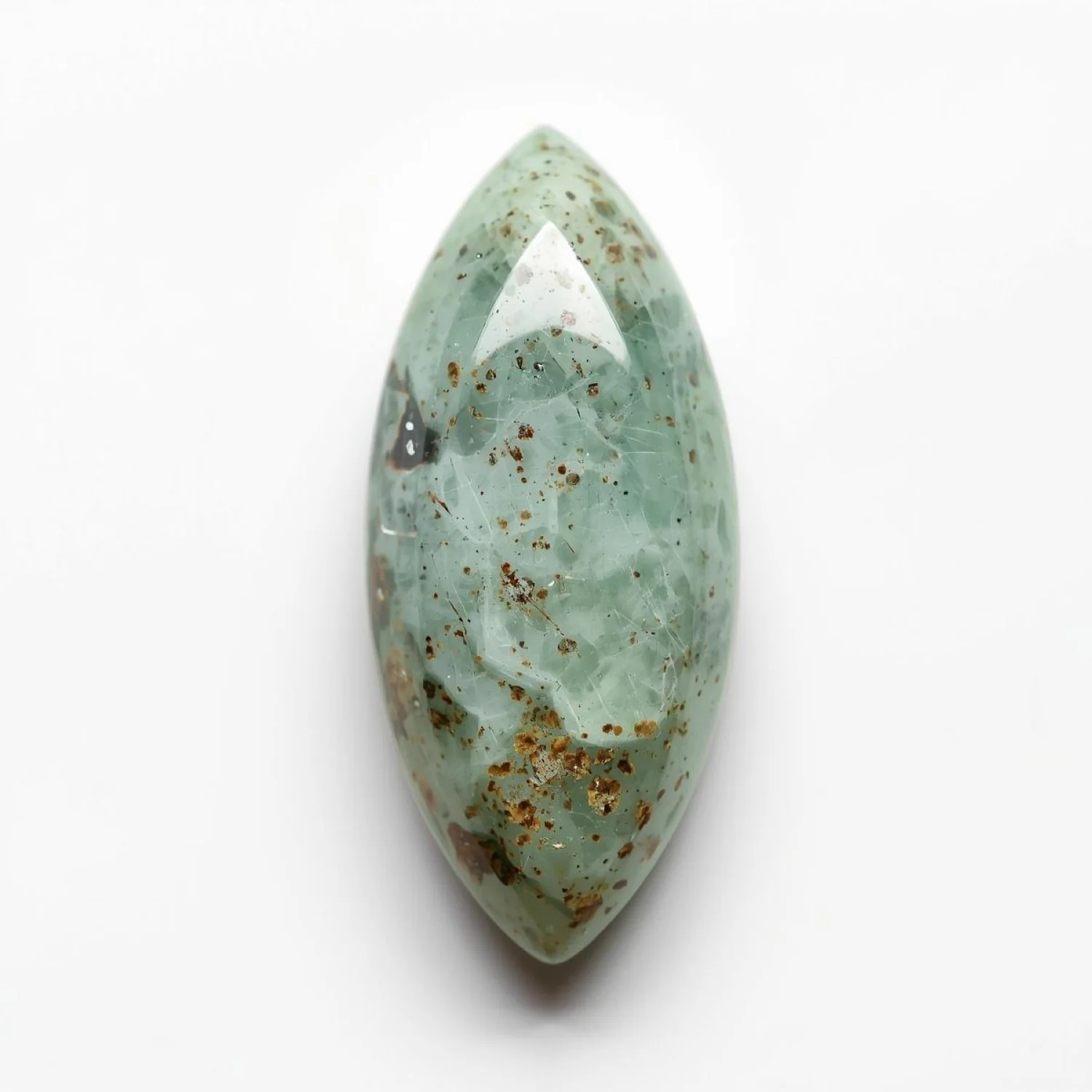 Amazonite 1PC Medium 7x14 MM Marquise  Cabochon Green Splendid semi Precious Loose Gemstone - Image 2