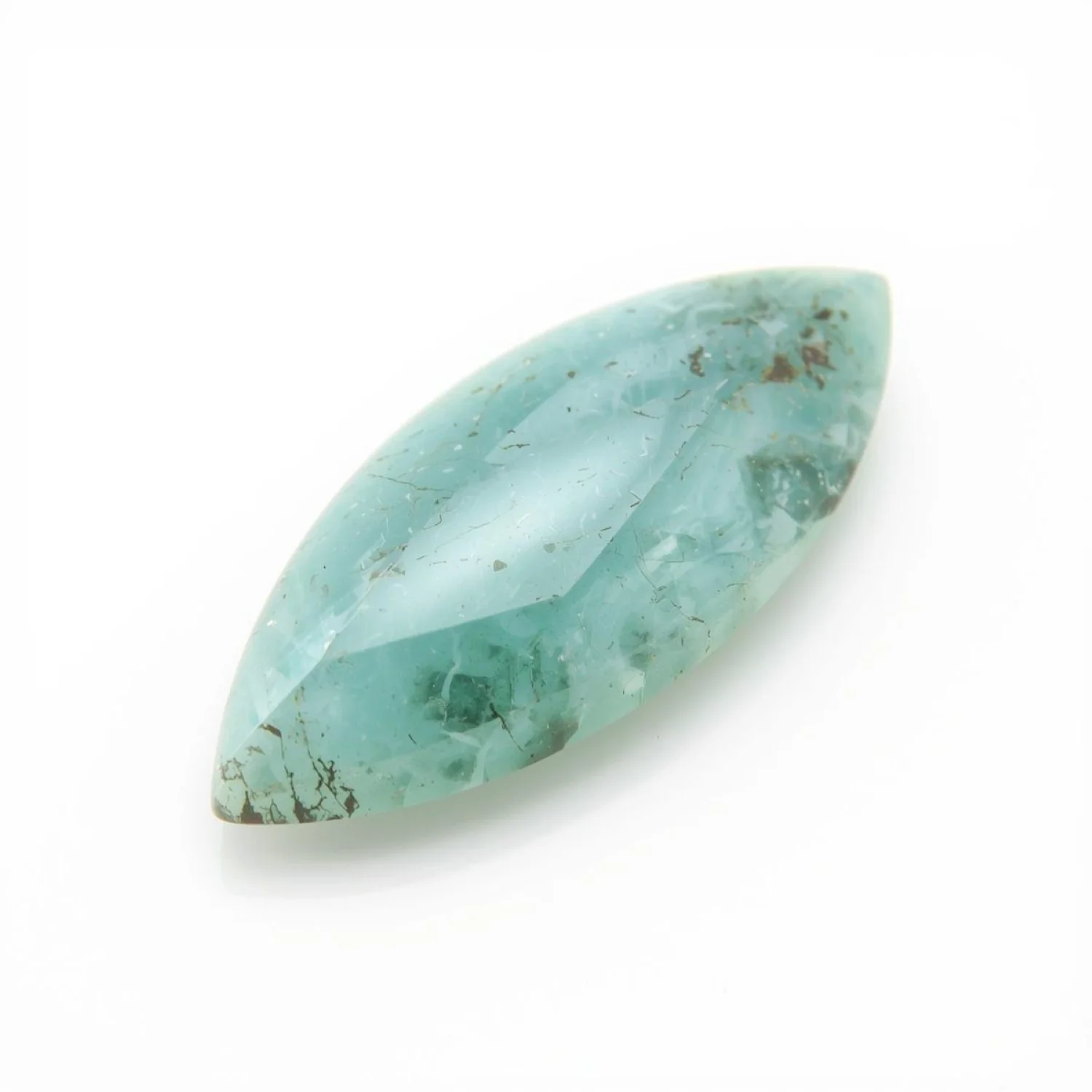 Amazonite 1PC Small 6x12 MM Marquise Cabochon Green Polished semi Precious Loose Gems