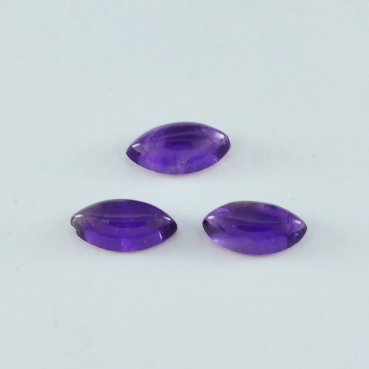 Amethyst 10PC Tiny 3x6 MM Marquise  Cabochon Purple Lustrous semi Precious Semi Precious Gemstone - Image 4