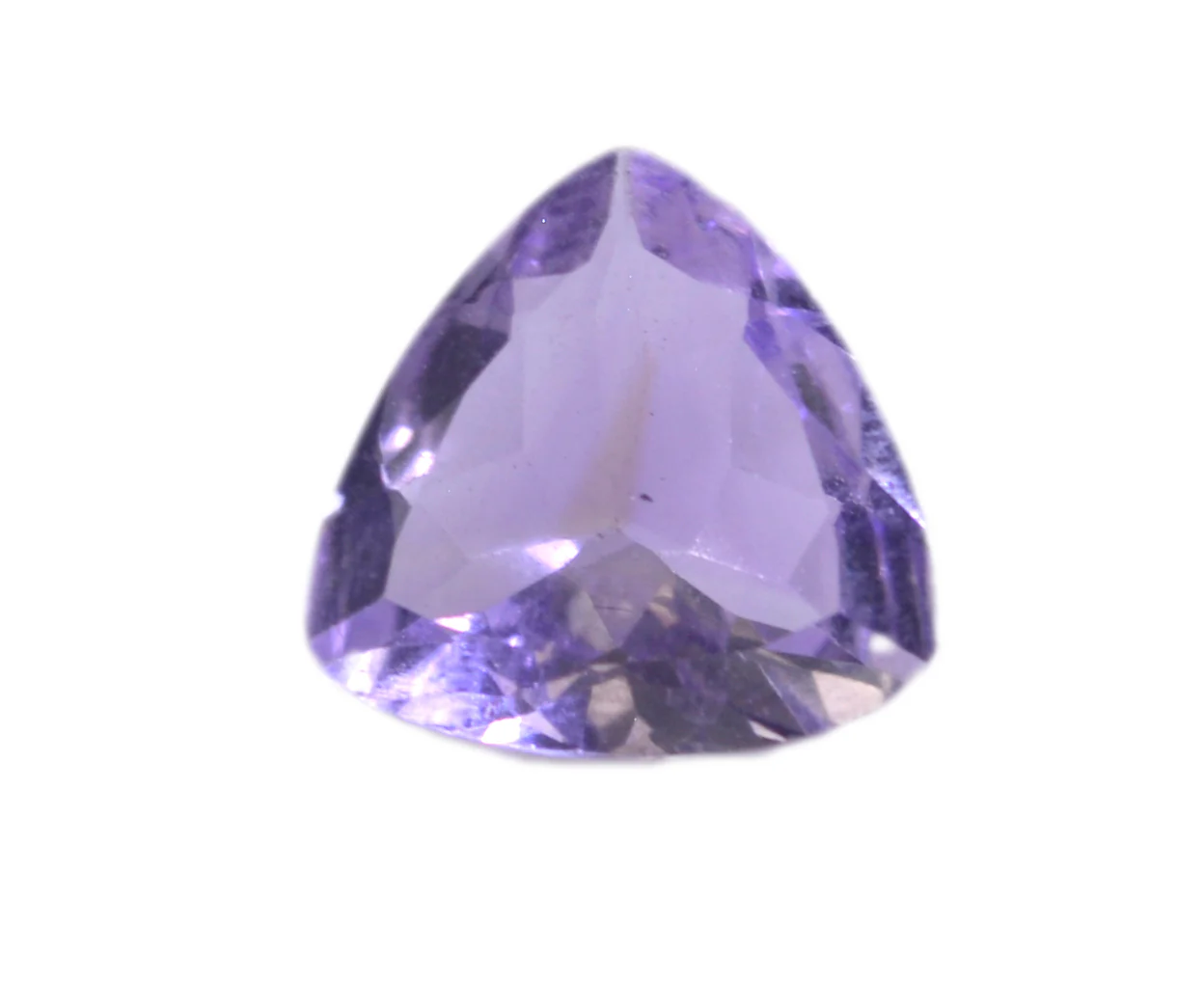 Amethyst 1PC Chunky 13x13 MM Triangle Faceted Purple Natural Semi Precious Loose Gemstone - Image 4