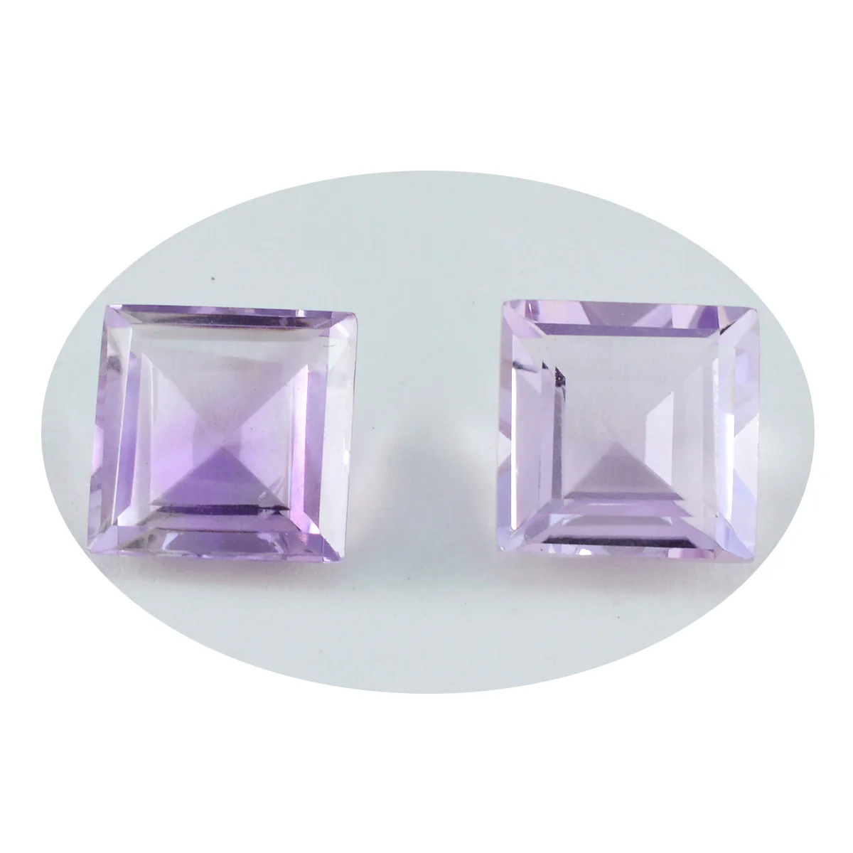 Amethyst 1PC Chunky 14x14 MM Square Faceted Purple Genuine Semi Precious Loose Gemstones - Image 2