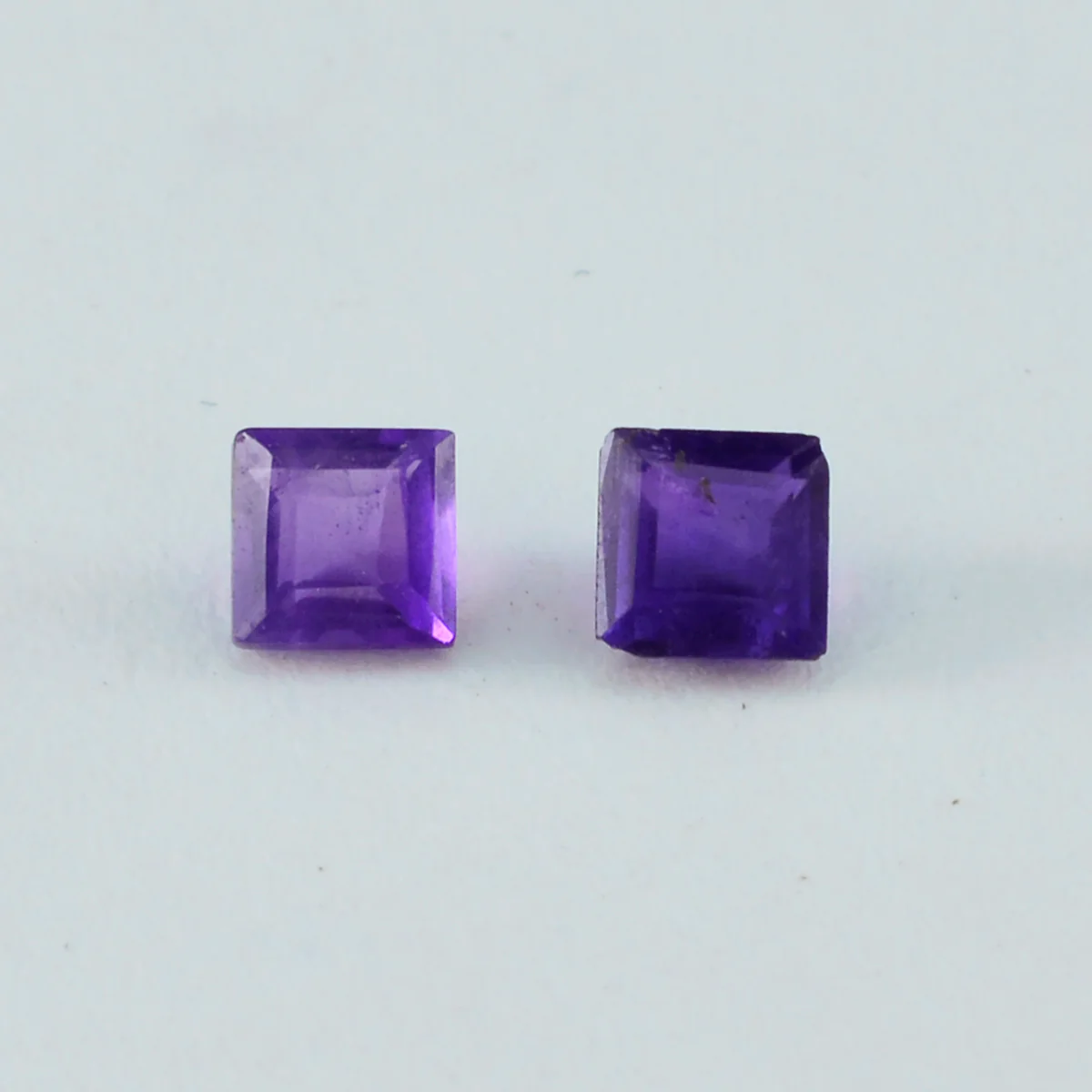 Amethyst 1PC Large 11x11 MM Square Faceted Purple Fine Semi Precious Gems - Image 3