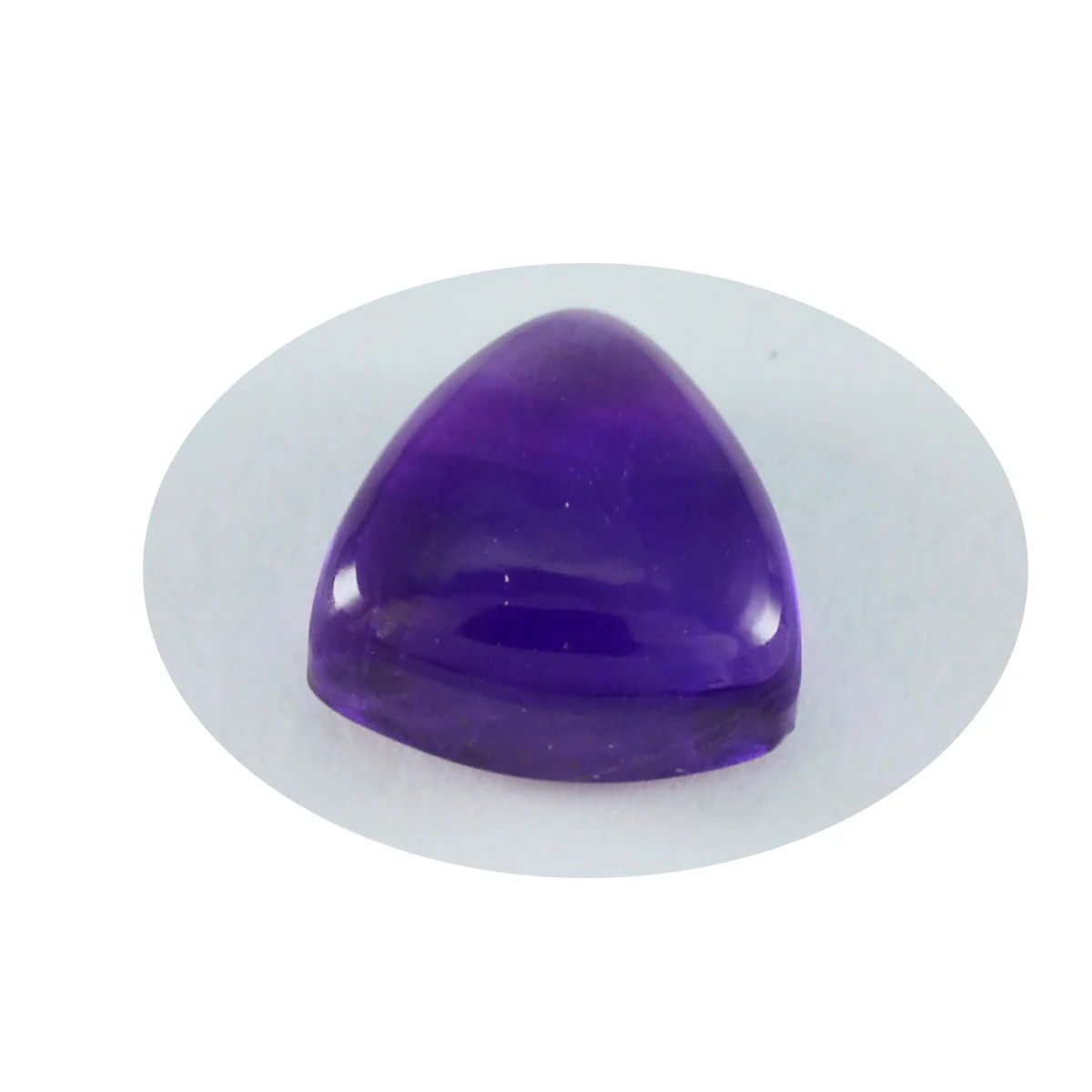 Amethyst 1PC Medium 9x9 MM Triangle Cabochon Purple Brilliant semi Precious Loose Gems - Image 2