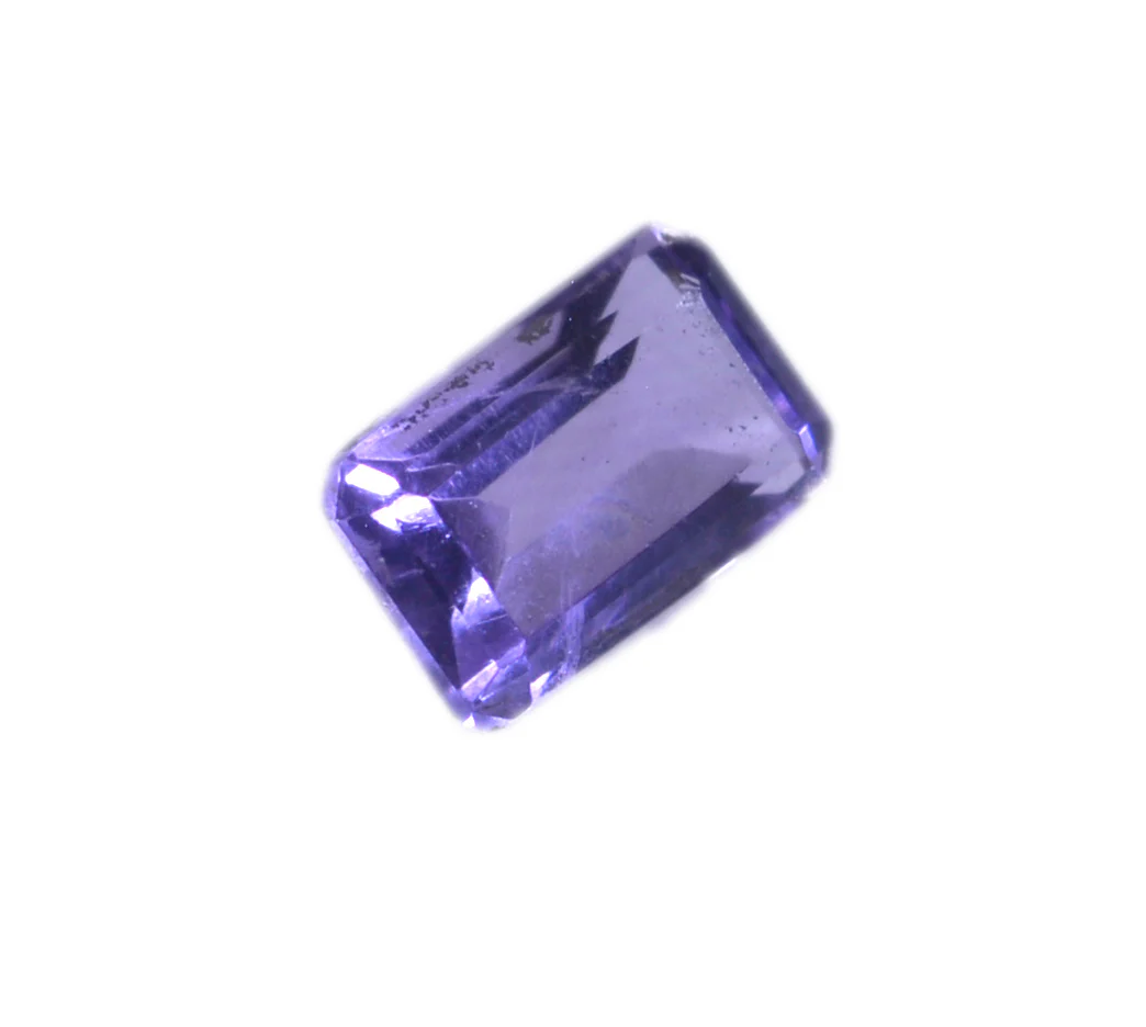 Amethyst 1PC Tiny 5x7 MM Emerald Faceted Purple Fine Semi Precious Loose Gemstone - Image 4