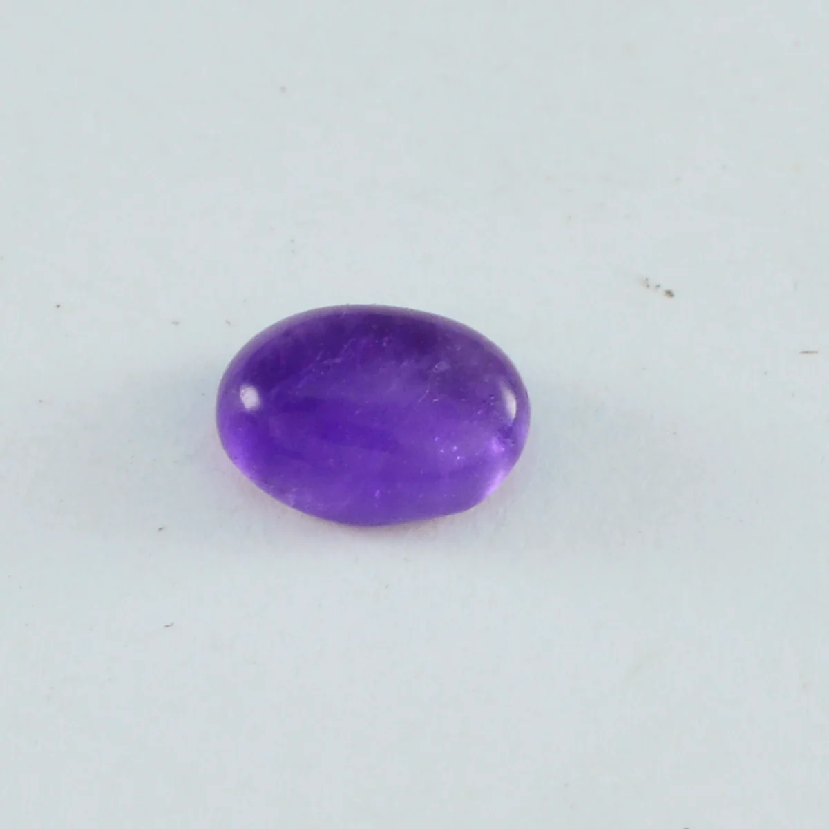 Amethyst 1PC Tiny 5x7 MM Oval Cabochon Purple Fine semi Precious Loose Gemstone - Image 3