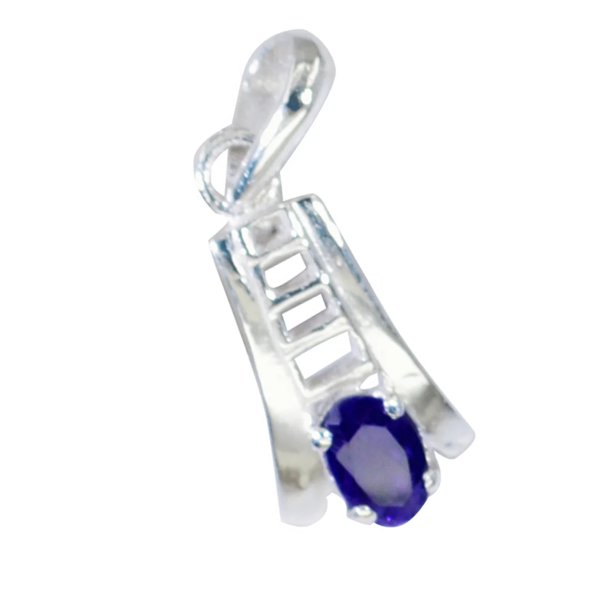 Amethyst Featherlight Spanish 92.5 Silver Solitaire María propsel Purple Pendant Jewellery - Image 2