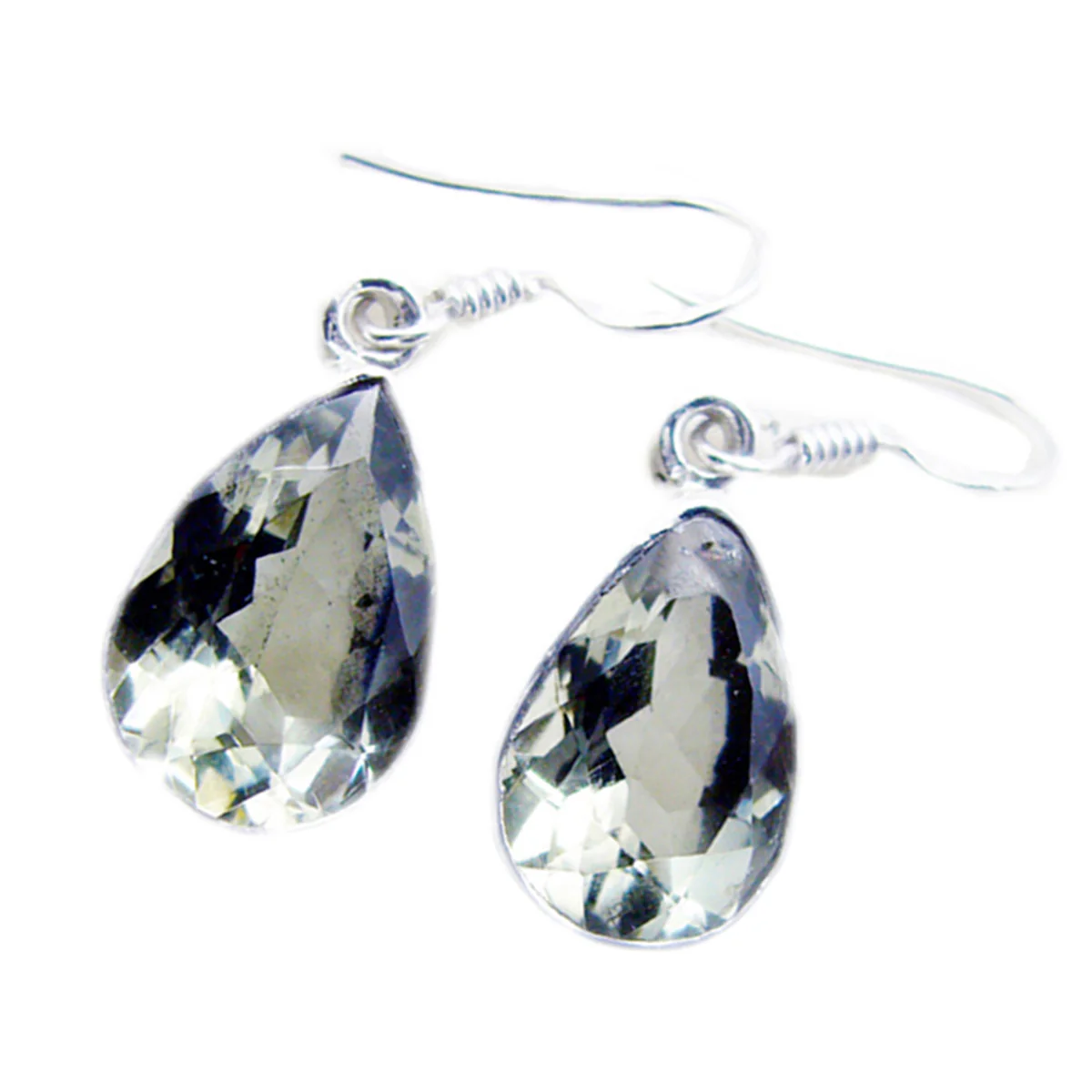 Amethyst Moroccan Hina multiple Dangle Purple Silver Earring - Image 2