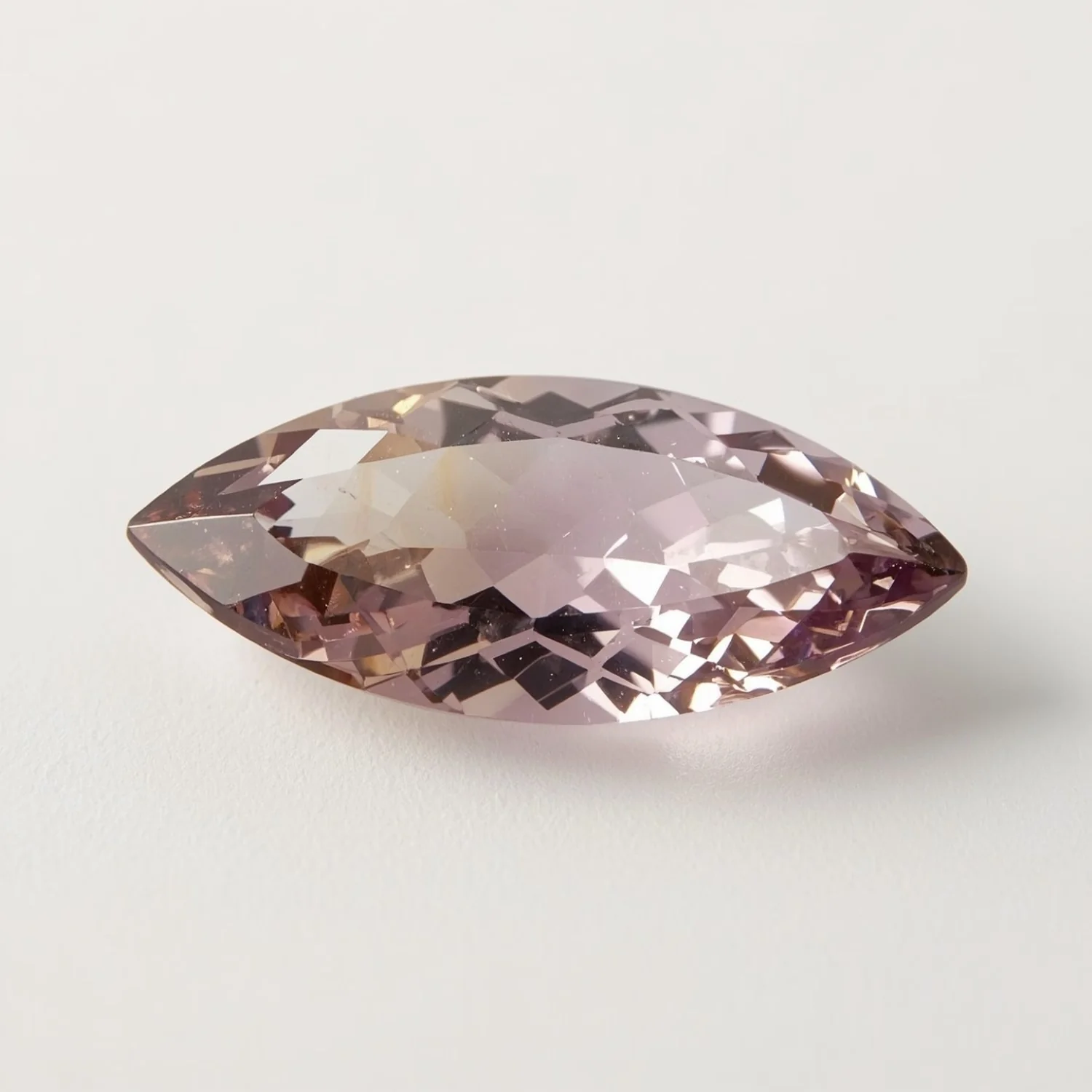 Ametrine 10PC Tiny 2.5x5 MM Marquise Faceted Multicolor Splendid Semi Precious Gems - Image 2