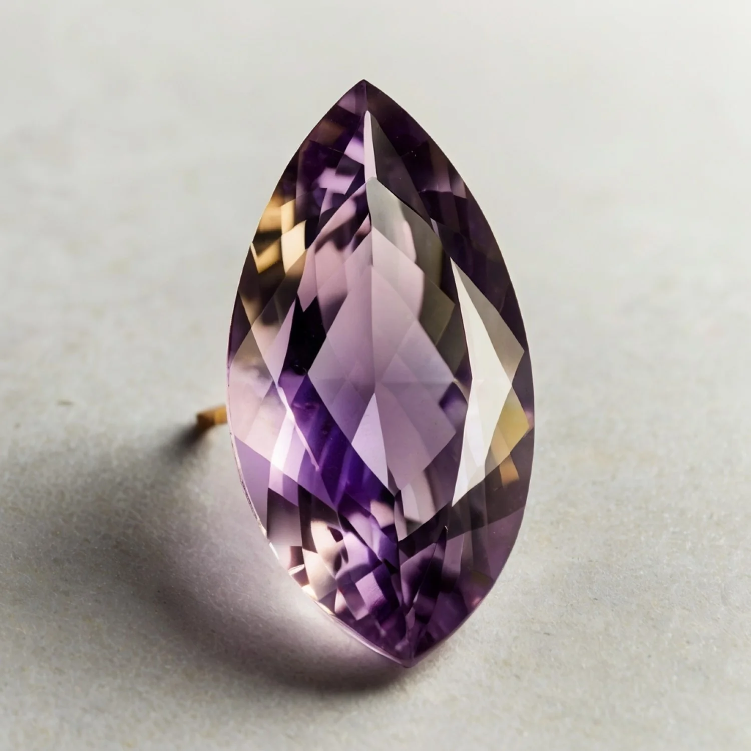 Ametrine 1PC Large 8x16 MM Marquise Faceted Multicolor Natural Semi Precious Loose Gemstone
