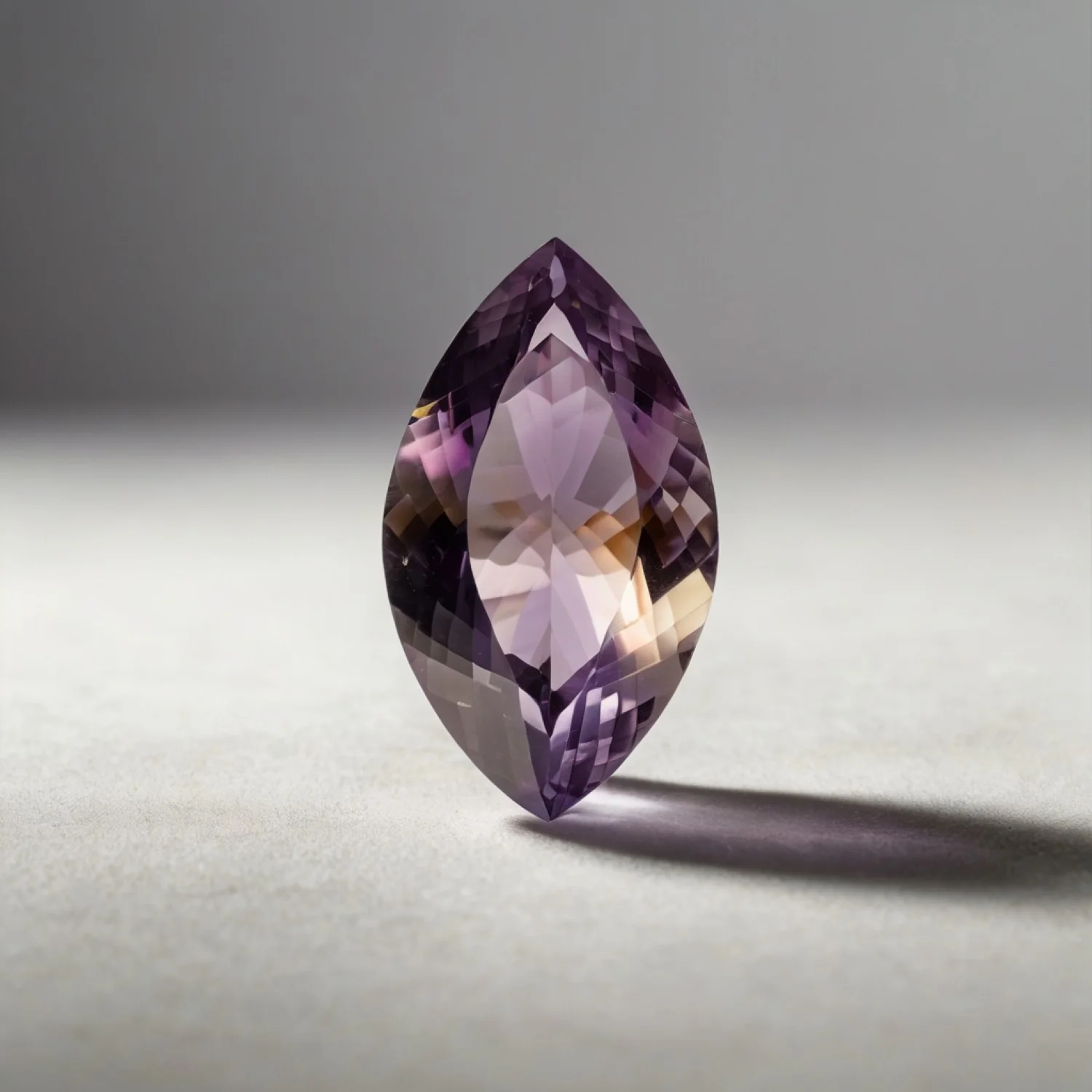 Ametrine 1PC Small 6x12 MM Marquise Faceted Multicolor Fine Semi Precious Gems - Image 2