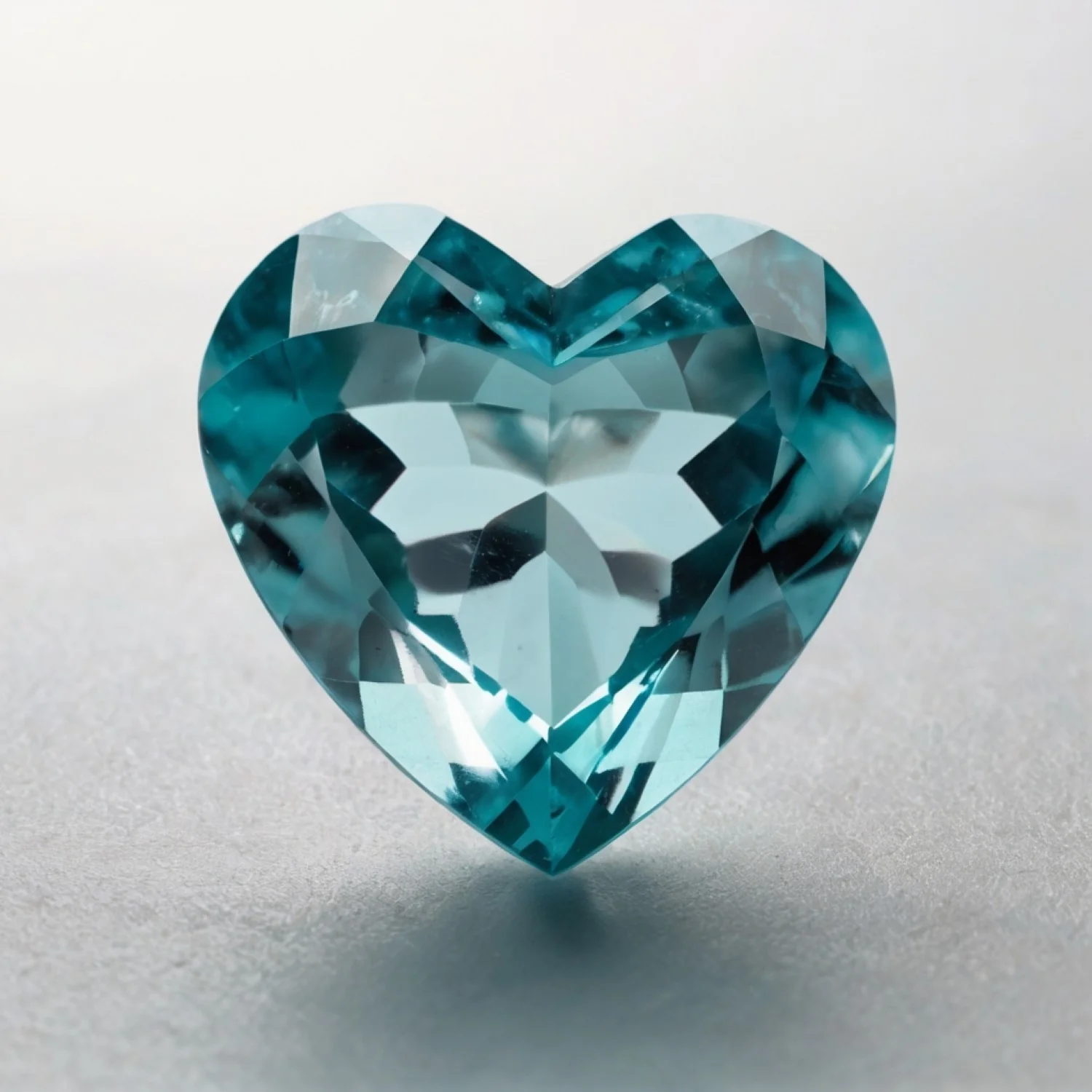 Aquamarine 1PC Tiny 5x5 MM Heart Faceted Blue Sparkling Semi Precious Loose Gemstone