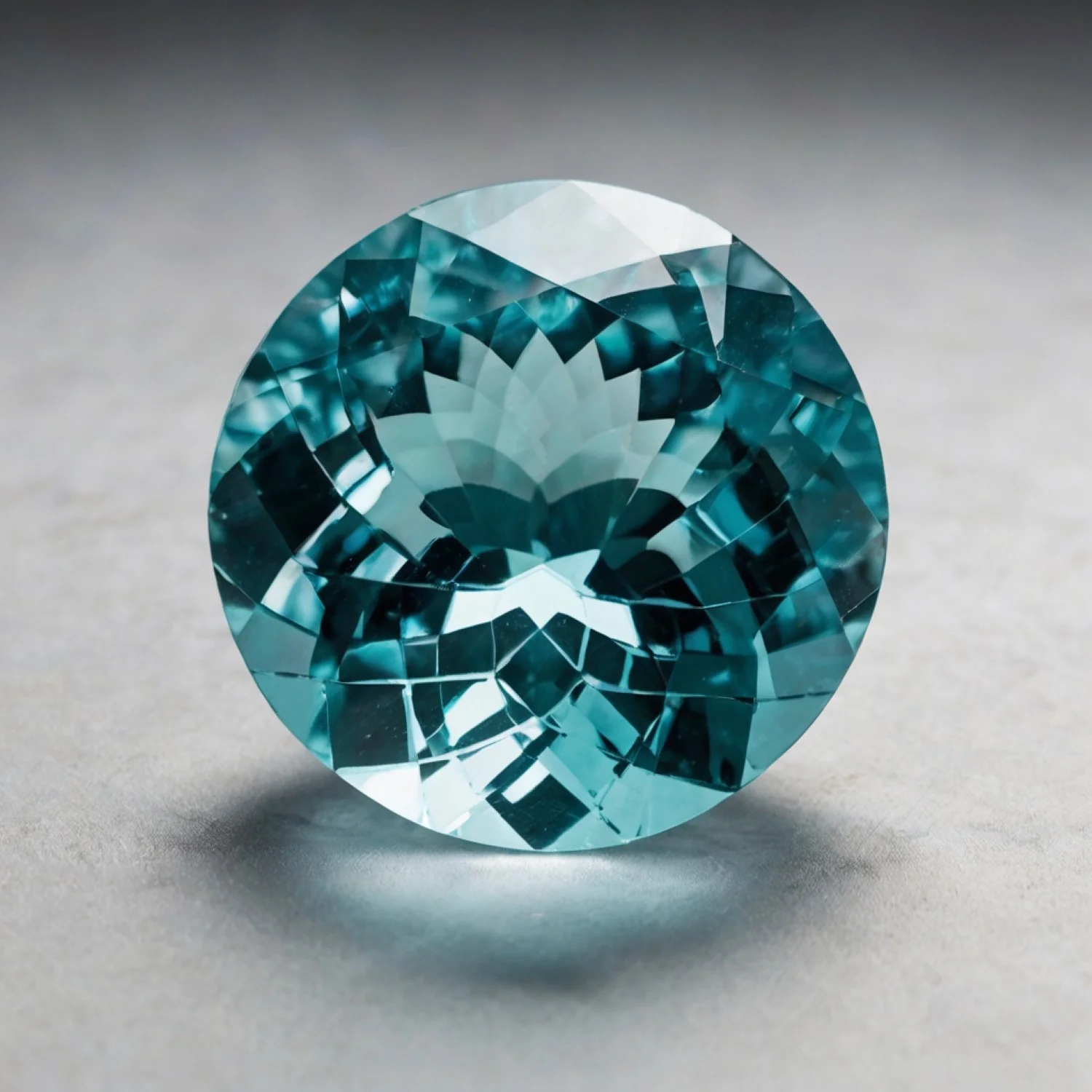 Aquamarine 1PC Tiny 5x5 MM Round Faceted Blue Sparkling Semi Precious Loose Gemstone