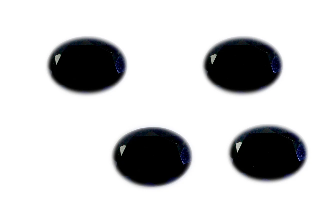Black Onyx 10PC Tiny 4x6 MM Oval Faceted Black Splendid Semi Precious Loose Gemstone - Image 3