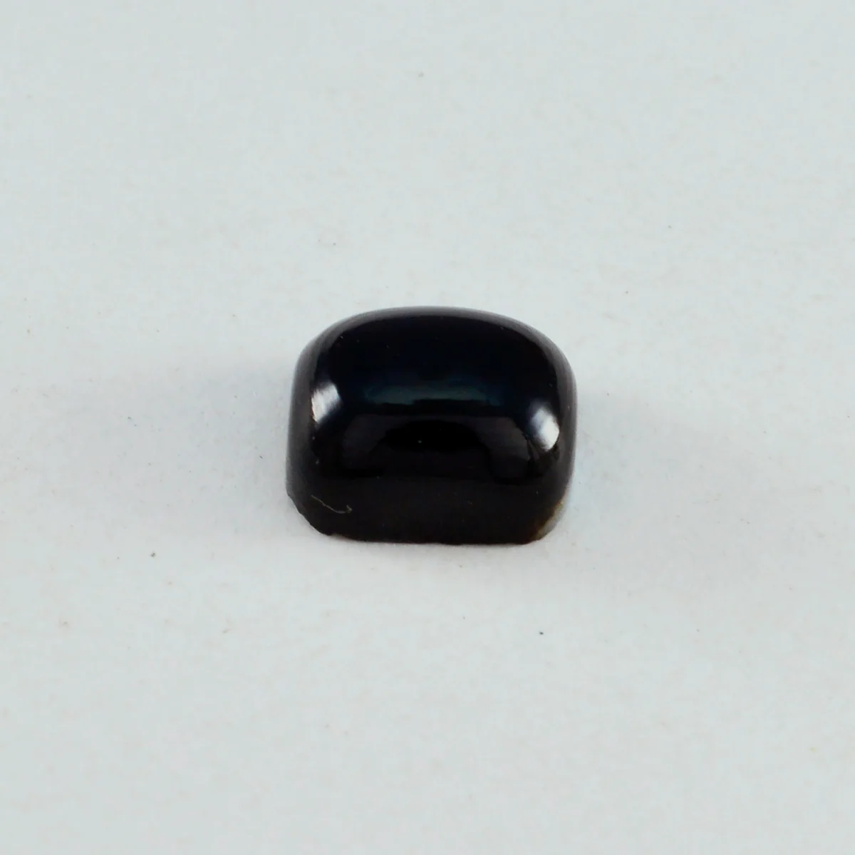 Black Onyx 1PC Medium 7x10 MM Emerald Cabochon Black Luster semi Precious Loose Gems