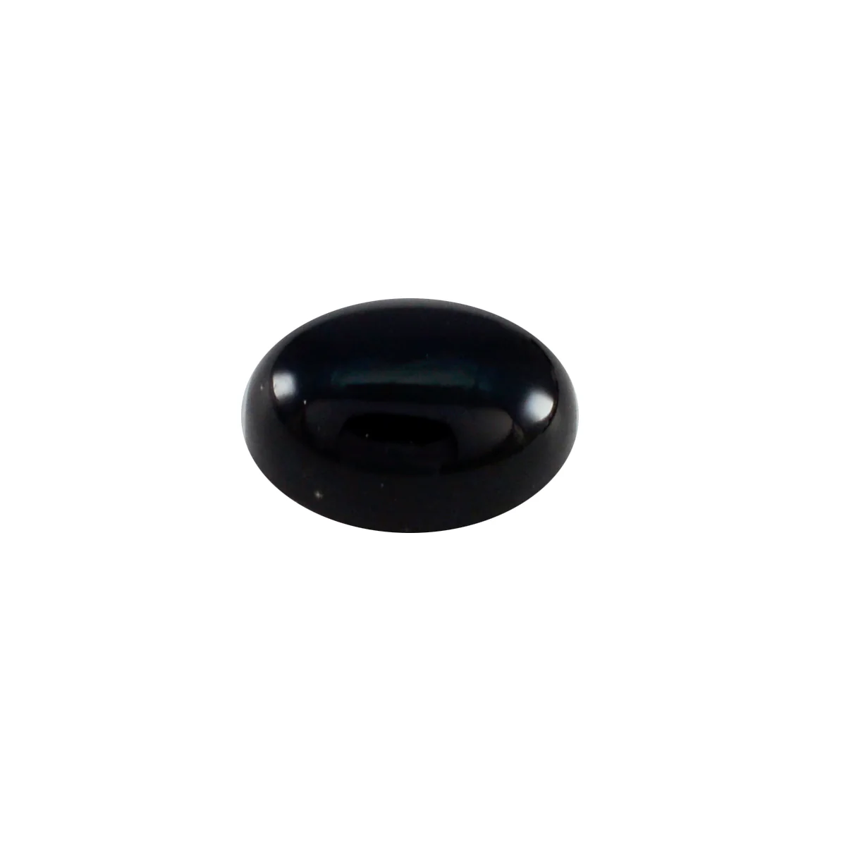 Black Onyx 1PC Medium 8x10 MM Oval Cabochon Black Luster semi Precious Loose Gemstones - Image 2
