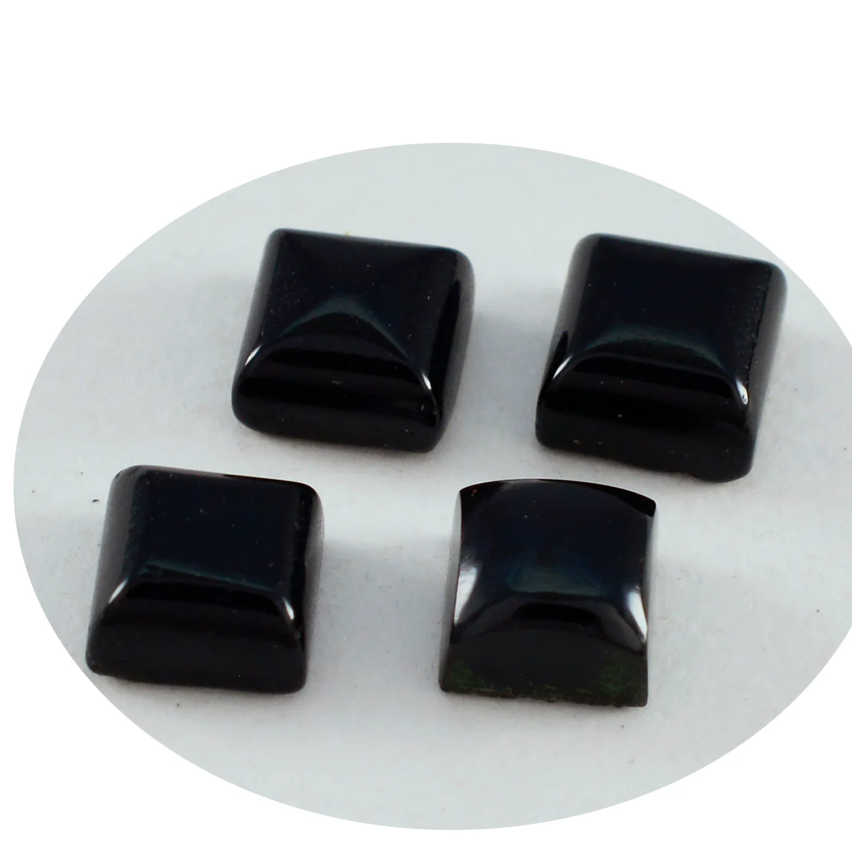Black Onyx 1PC Medium 9x9 MM Square Cabochon Black Natural semi Precious Semi Precious Gemstone - Image 2