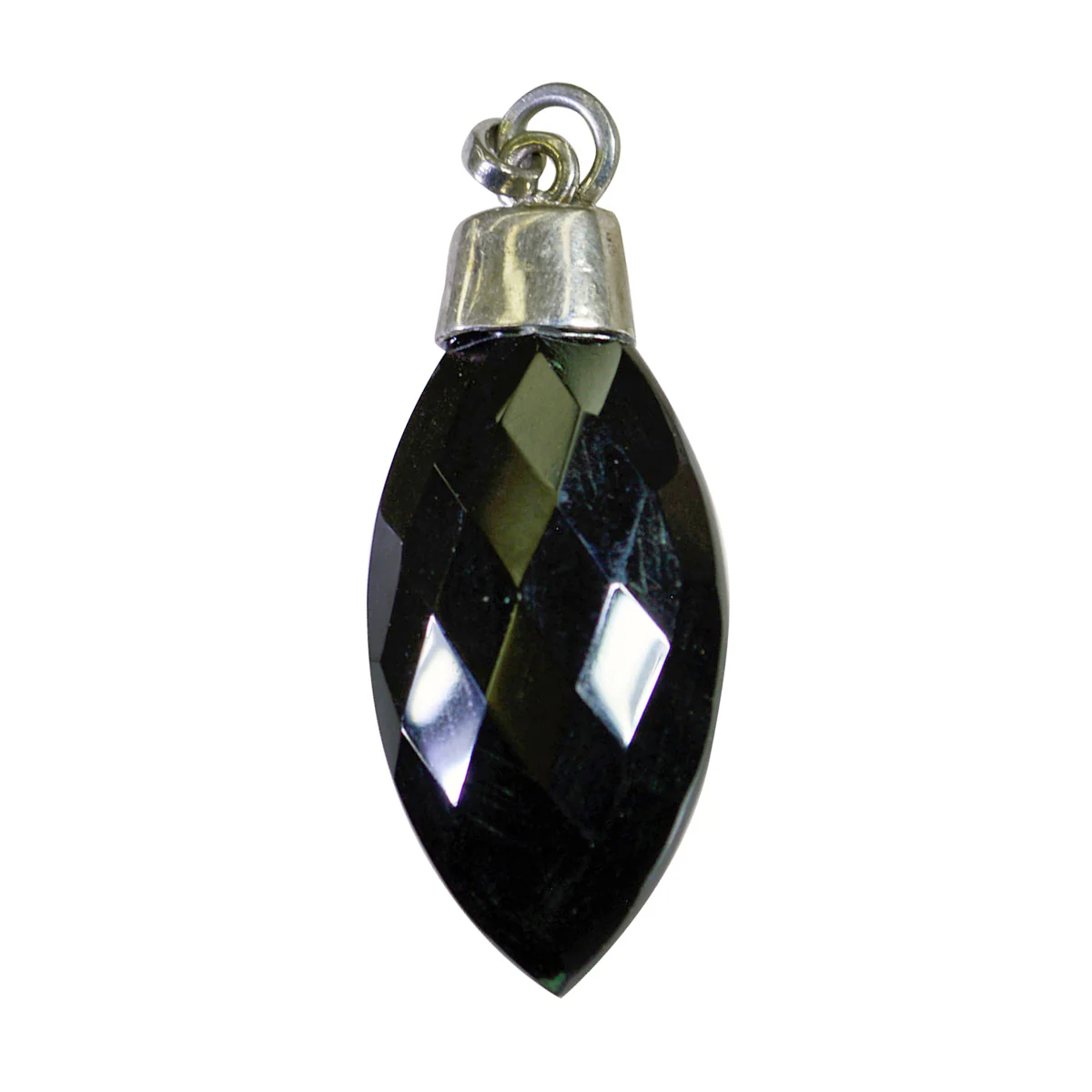 Black Onyx Dainty Mexican 925 Silver Solitaire Ella Heart Black Pendant Jewelry - Image 2