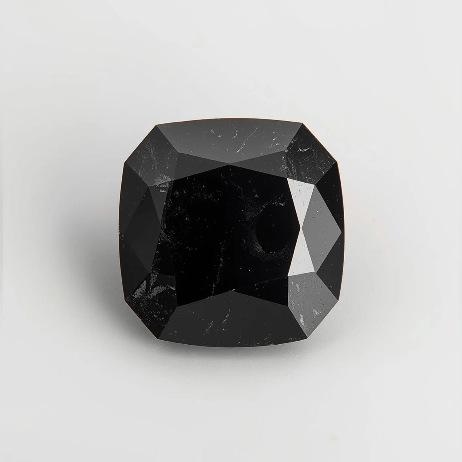 Black Spinel 1PC Chunky 13x13 MM Square Faceted Black Natural Semi Precious Gems - Image 2