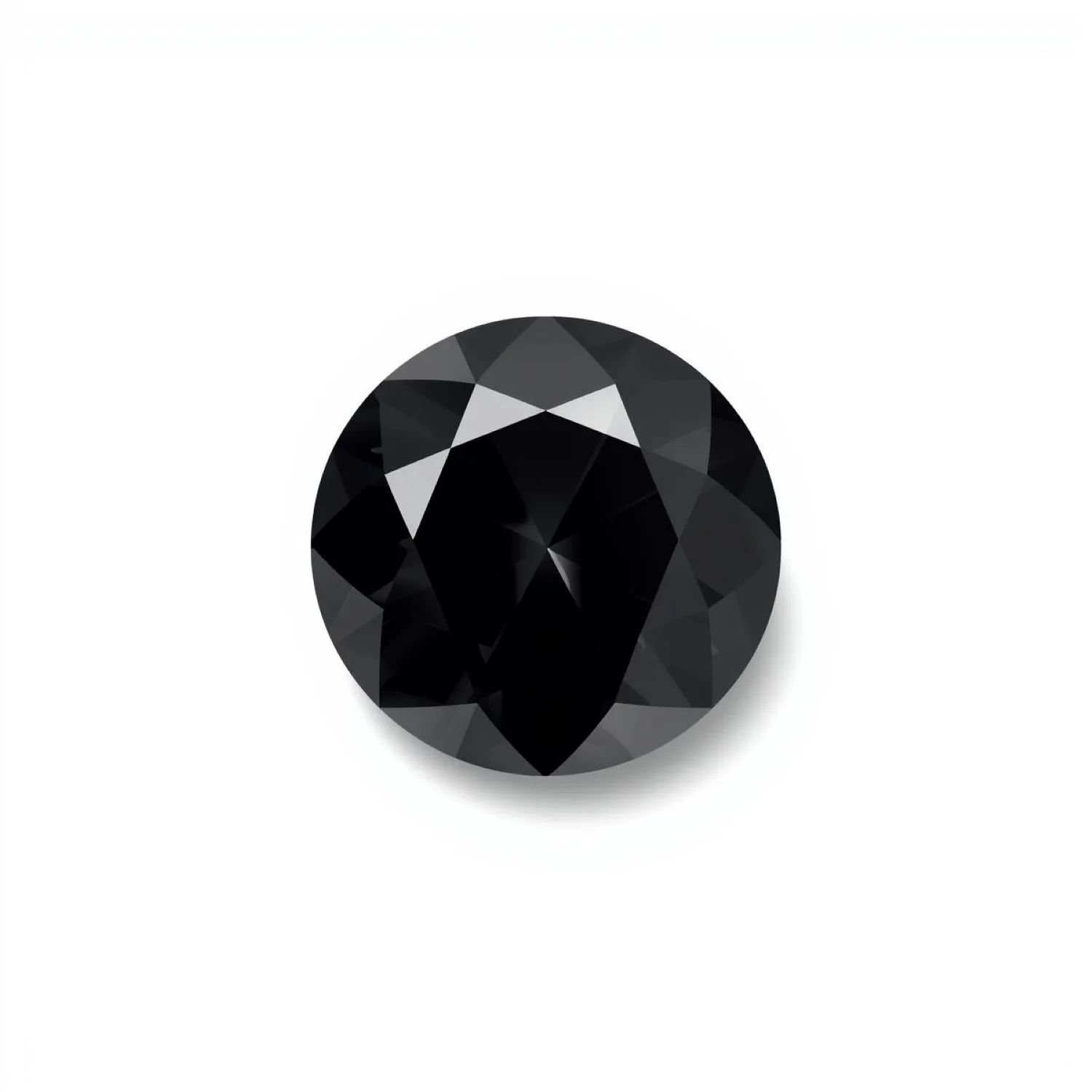 Black Spinel 1PC Large 12x12 MM Round Faceted Black High-Quality Semi Precious Loose Gemstones - Image 2