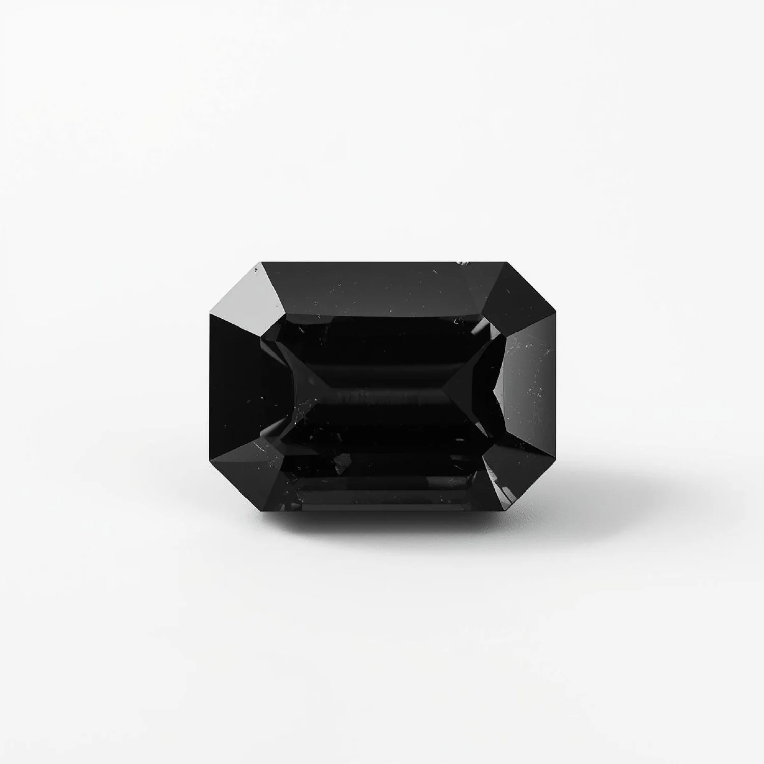 Black Spinel 1PC Tiny 4x6 MM Emerald Faceted Black Superior Semi Precious Gems