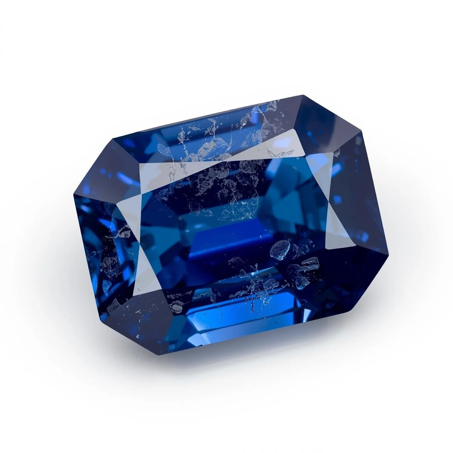 Blue Sapphire (GF) 1PC Chunky 13x18 MM Emerald Faceted Blue Superior Precious Loose Gemstone
