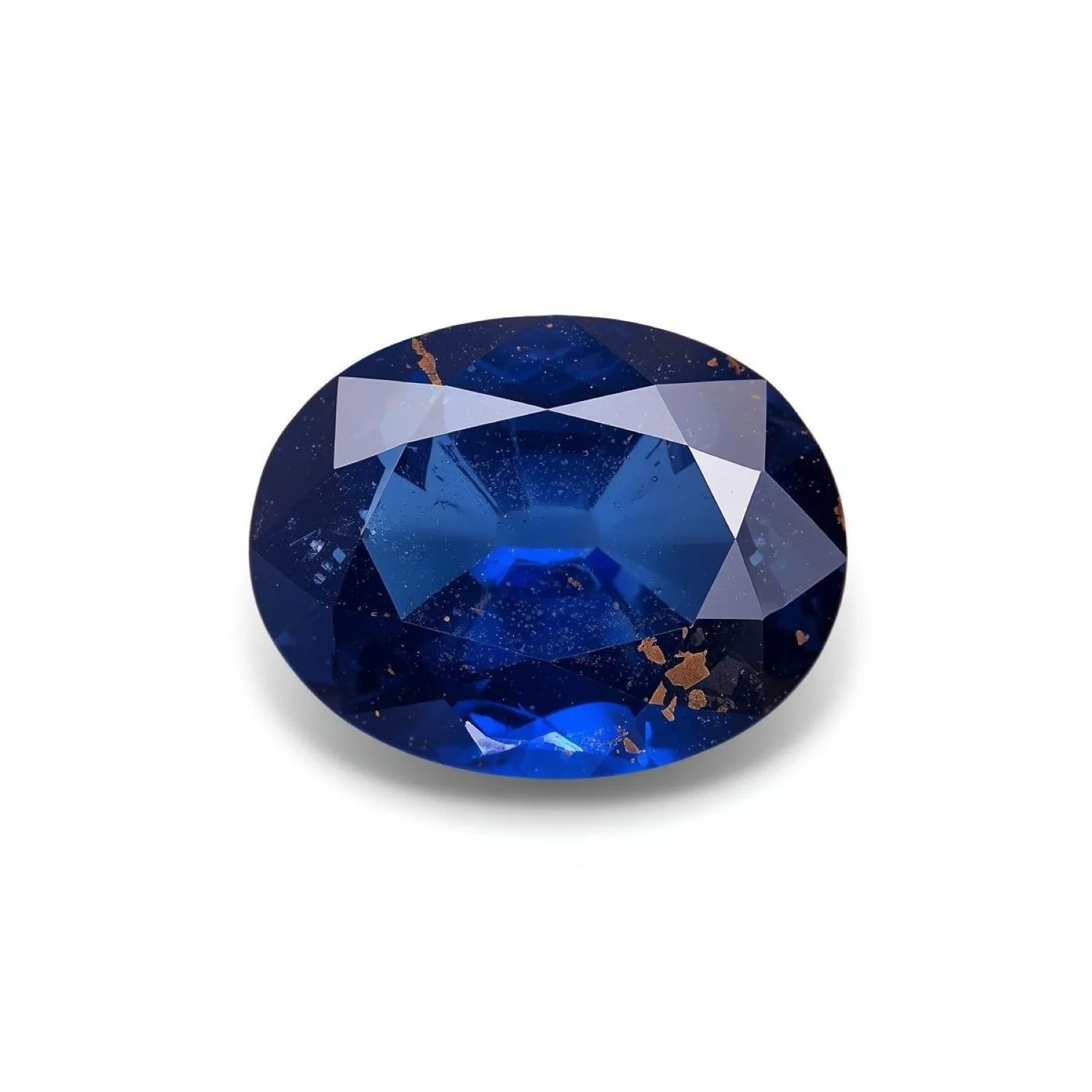 Blue Sapphire (GF) 1PC Large 8x12 MM Oval Faceted Blue Sparkling Precious Loose Gemstone - Image 2