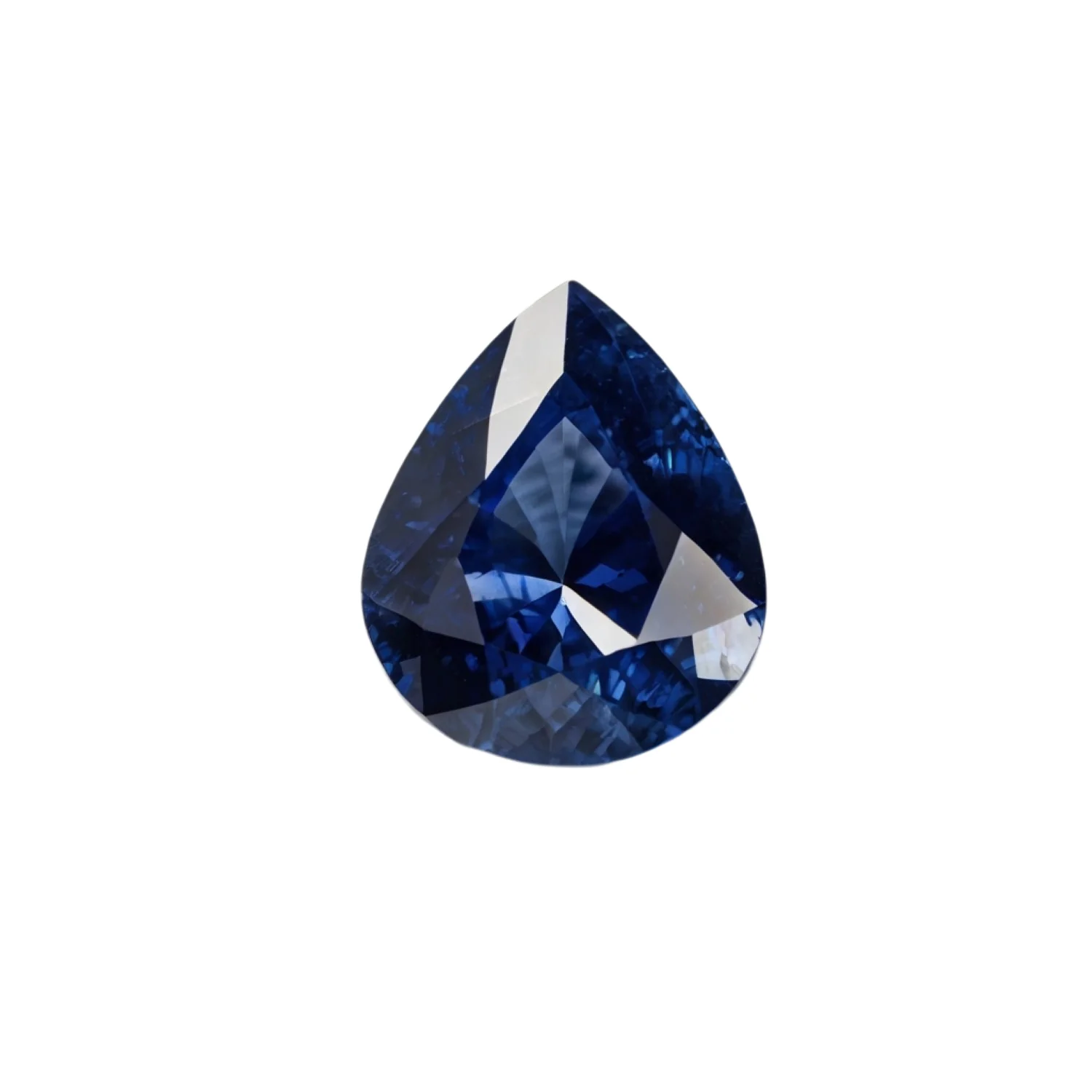 Blue Sapphire (GF) 1PC Tiny 3x5 MM Pear Faceted Blue Polished Precious Loose Gemstones