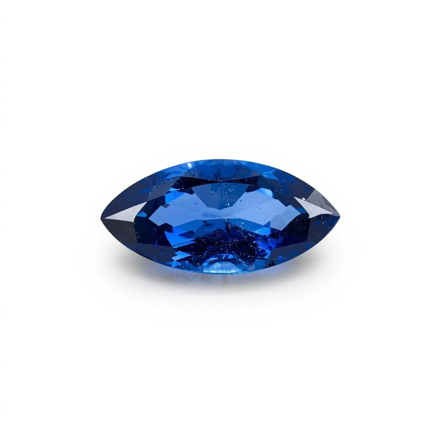 Blue Sapphire (GF) 1PC Tiny 4x8 MM Marquise Faceted Blue Splendid Precious Gems - Image 2