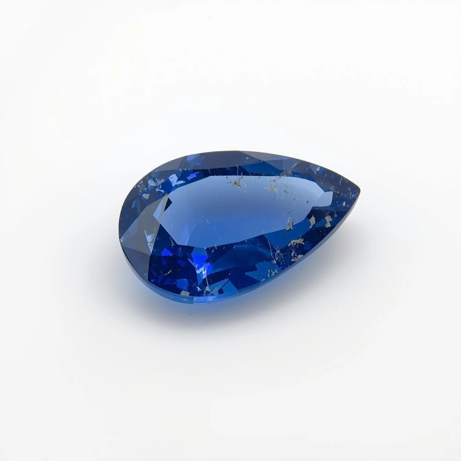 Blue Sapphire (GF) 1PC Tiny 5x7 MM Pear Faceted Blue Luster Precious Loose Gems - Image 2