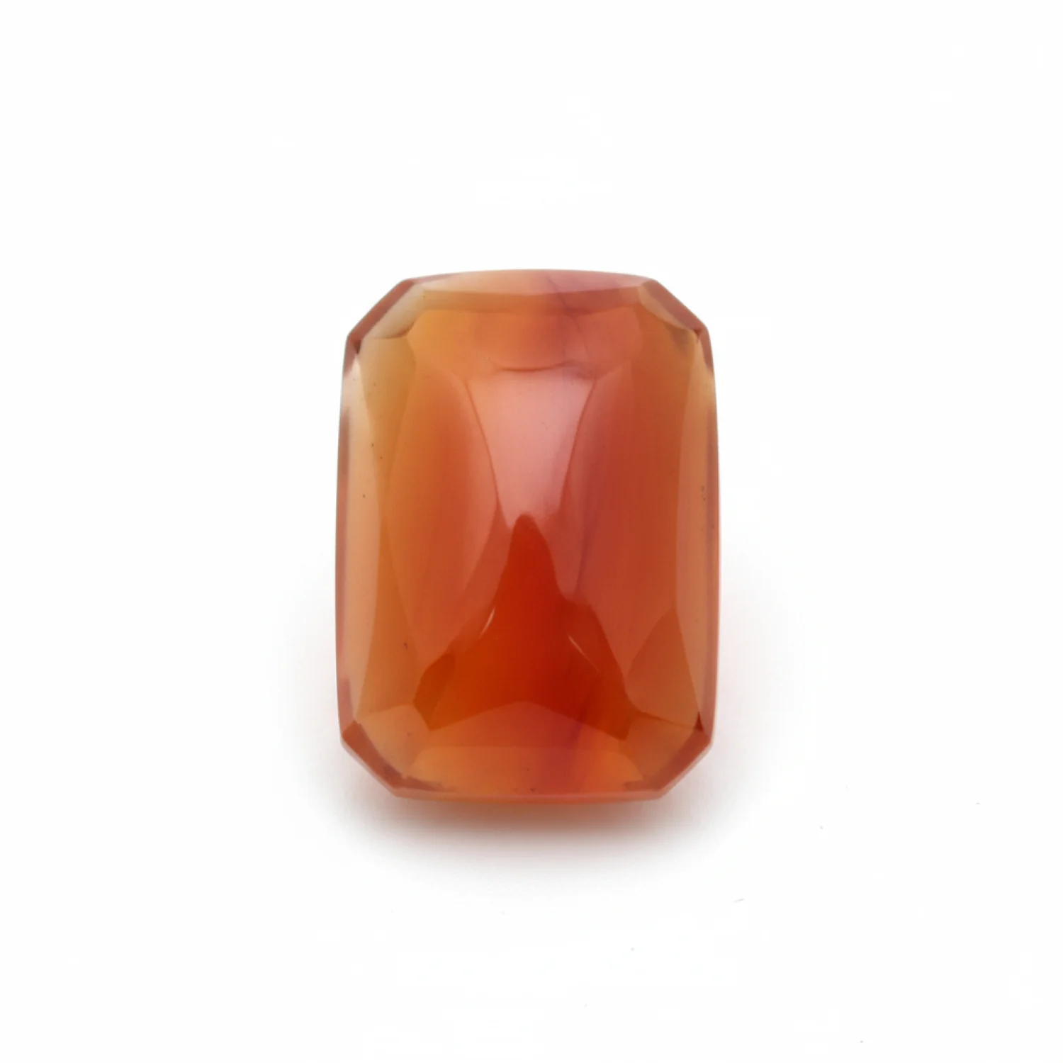Carnelian 1PC Large 8x12 MM Emerald Cabochon Red Sparkling semi Precious Loose Gemstone