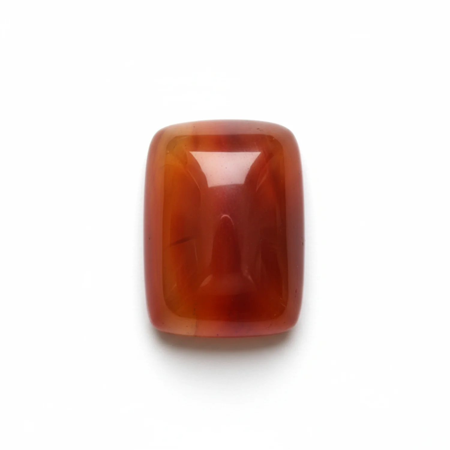 Carnelian 1PC Large 9x11 MM Emerald Cabochon Red Brilliant semi Precious Loose Gems - Image 2