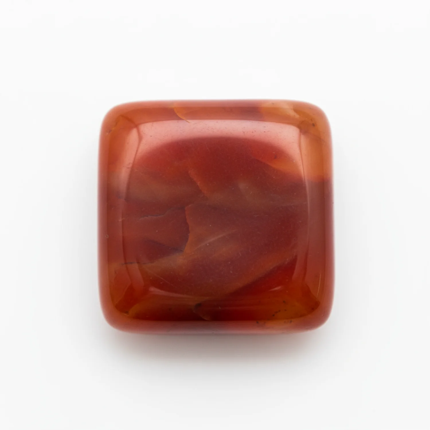 Carnelian 1PC Medium 9x9 MM Square Cabochon Red Pure semi Precious Loose Gemstones - Image 2