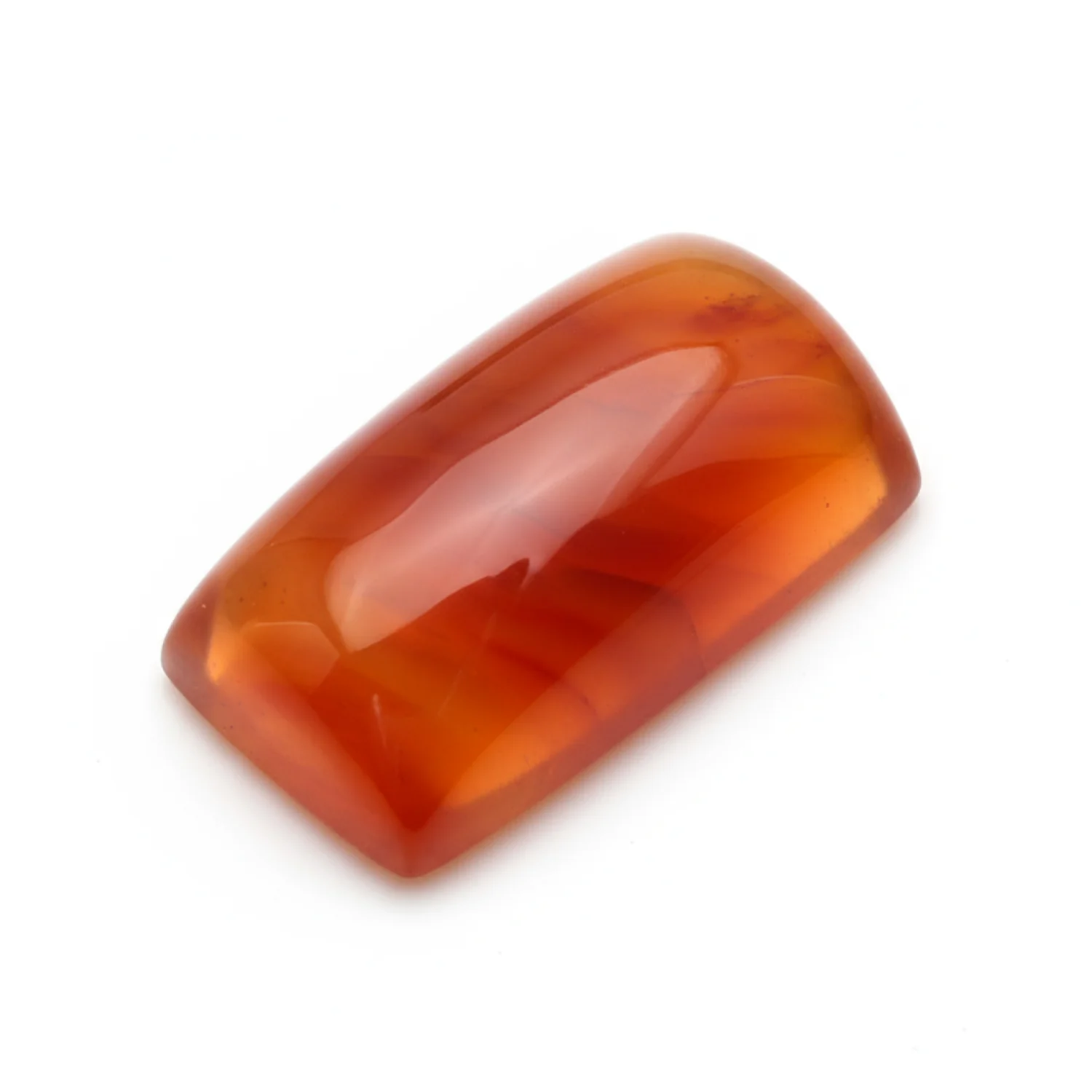 Carnelian 1PC Small 6x12 MM Baguette Cabochon Red Genuine semi Precious Loose Gemstones