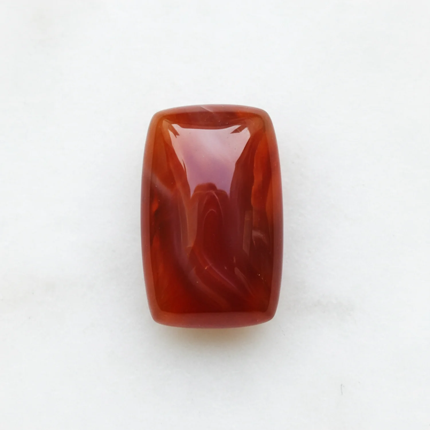 Carnelian 1PC Small 6x9 MM Emerald Cabochon Red Genuine semi Precious Loose Gemstones