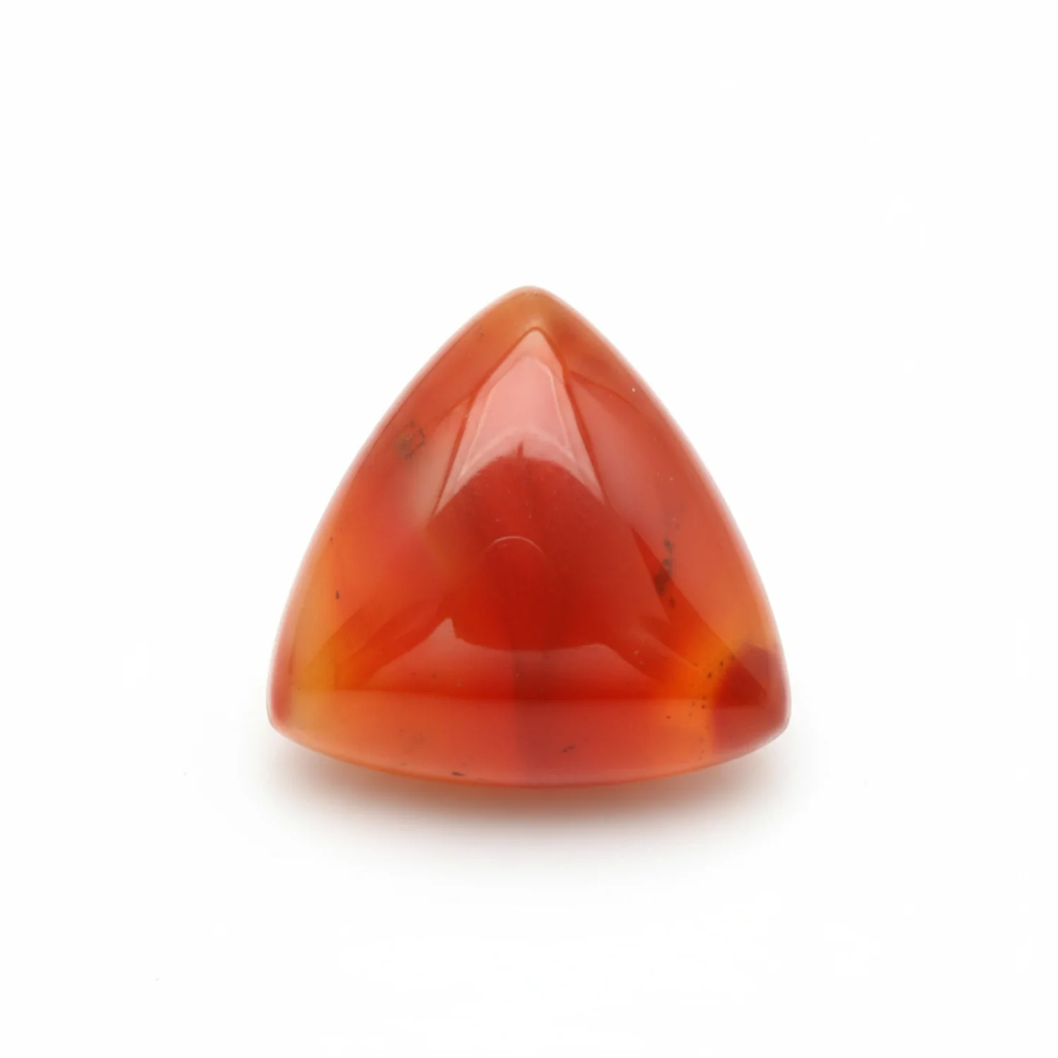 Carnelian 1PC Small 7x7 MM Triangle Cabochon Red Sparkling semi Precious Gems