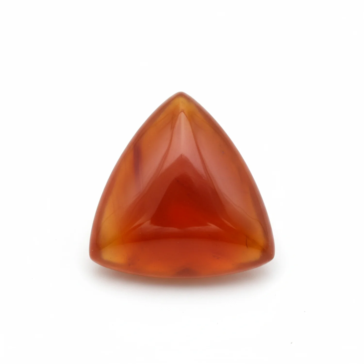 Carnelian 1PC Small 7x7 MM Triangle Cabochon Red Sparkling semi Precious Gems - Image 2