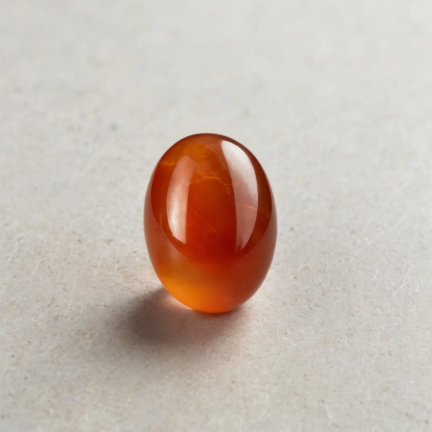 Carnelian 1PC Tiny 5x7 MM Oval Cabochon Red Fine semi Precious Loose Gemstone - Image 2