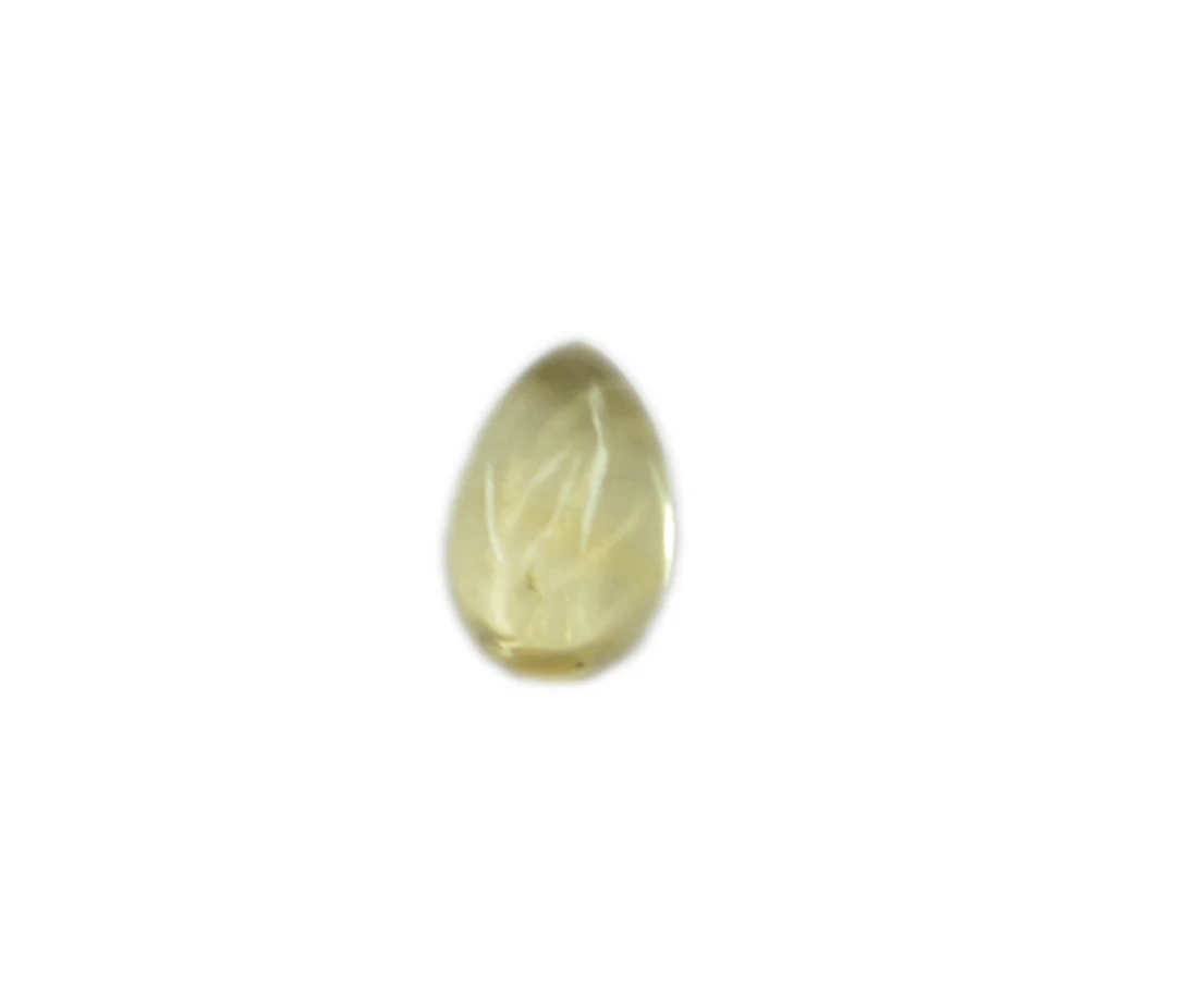 Citrine 10PC Tiny 3x5 MM Pear Cabochon Yellow Natural semi Precious Semi Precious Gemstone - Image 3
