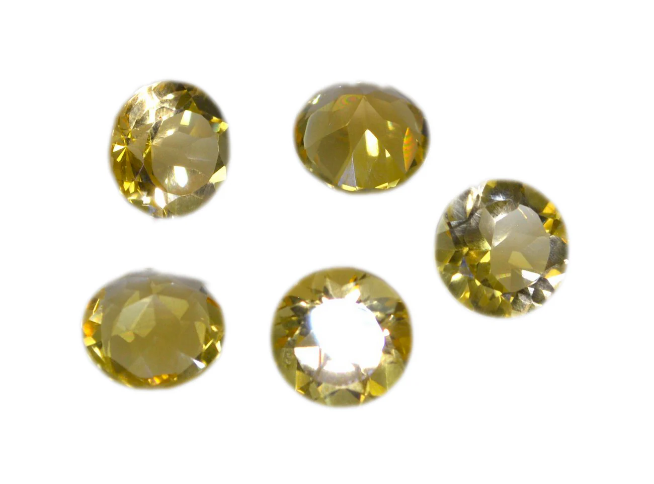 Citrine 1PC Chunky 14x14 MM Round Faceted Yellow Genuine Semi Precious Loose Gems - Image 4