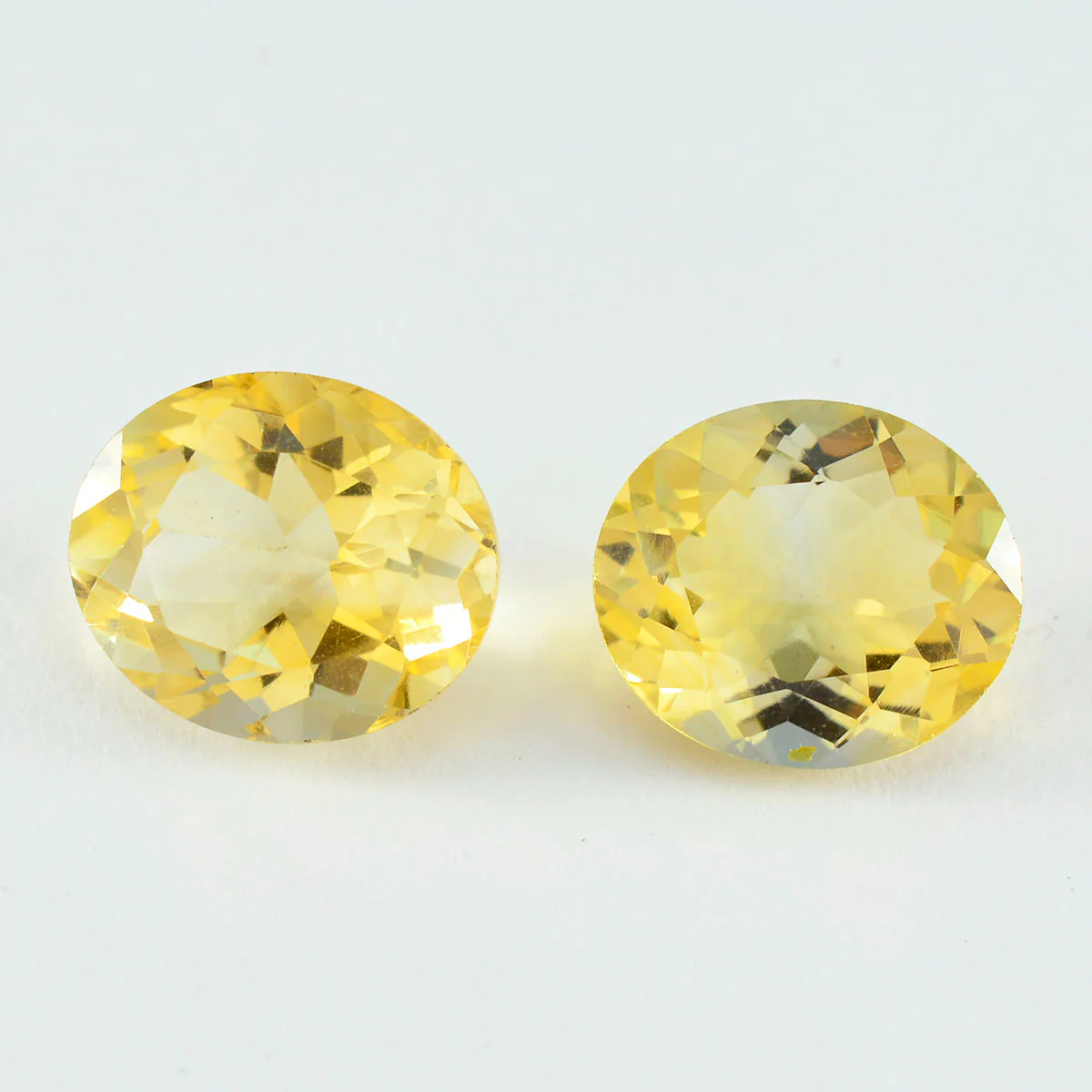 Citrine 1PC Large 10x14 MM Oval Faceted Yellow Lustrous Semi Precious Loose Gemstone - Image 3