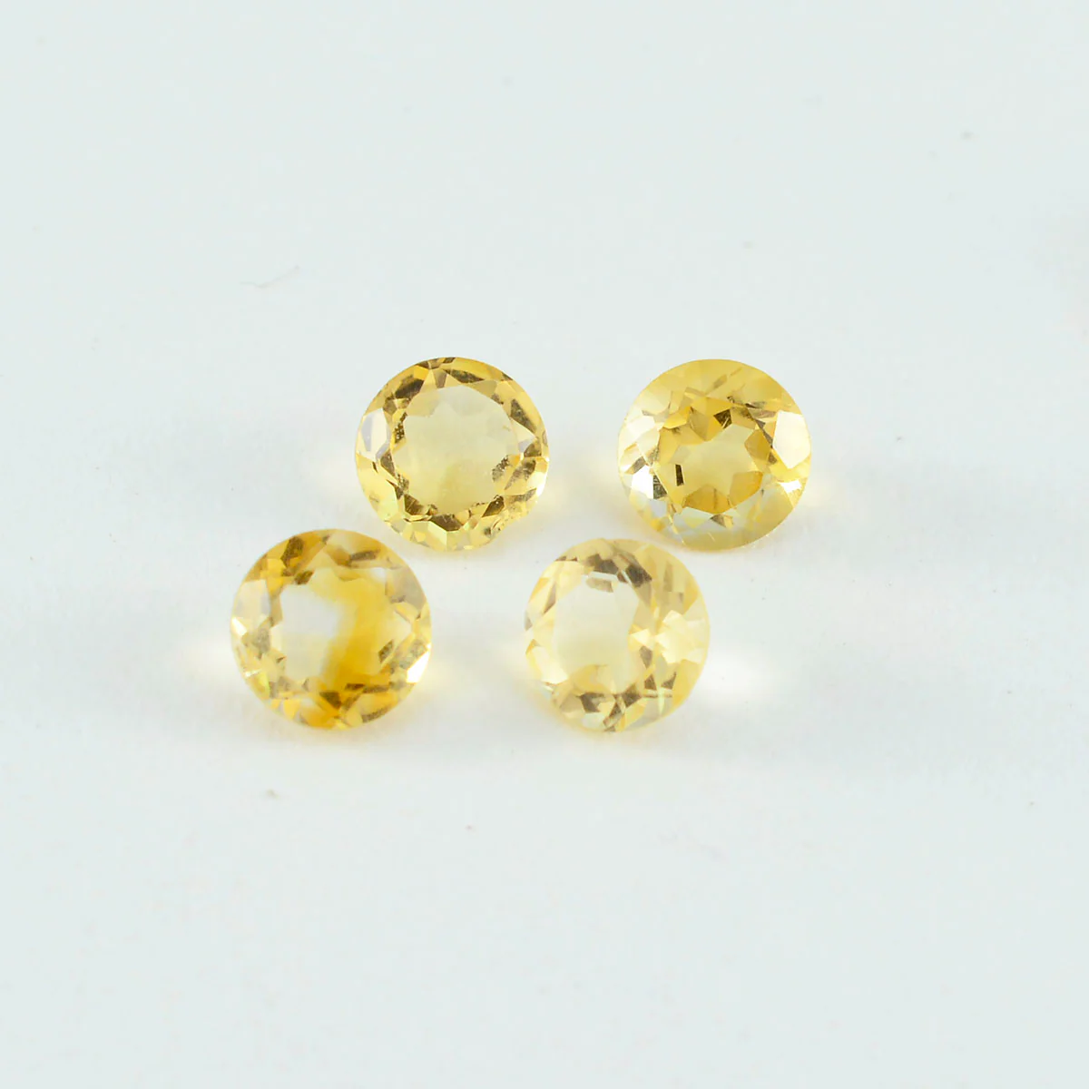 Citrine 1PC Large 12x12 MM Round Faceted Yellow High-Quality Semi Precious Loose Gemstones - Image 4