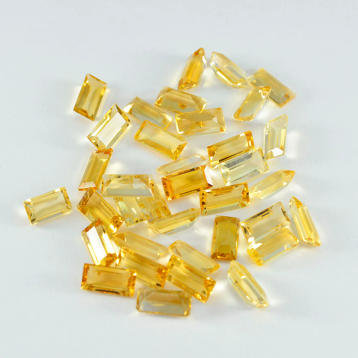 Citrine 1PC Medium 7x14 MM Baguette Faceted Yellow Polished Semi Precious Loose Gemstones - Image 4