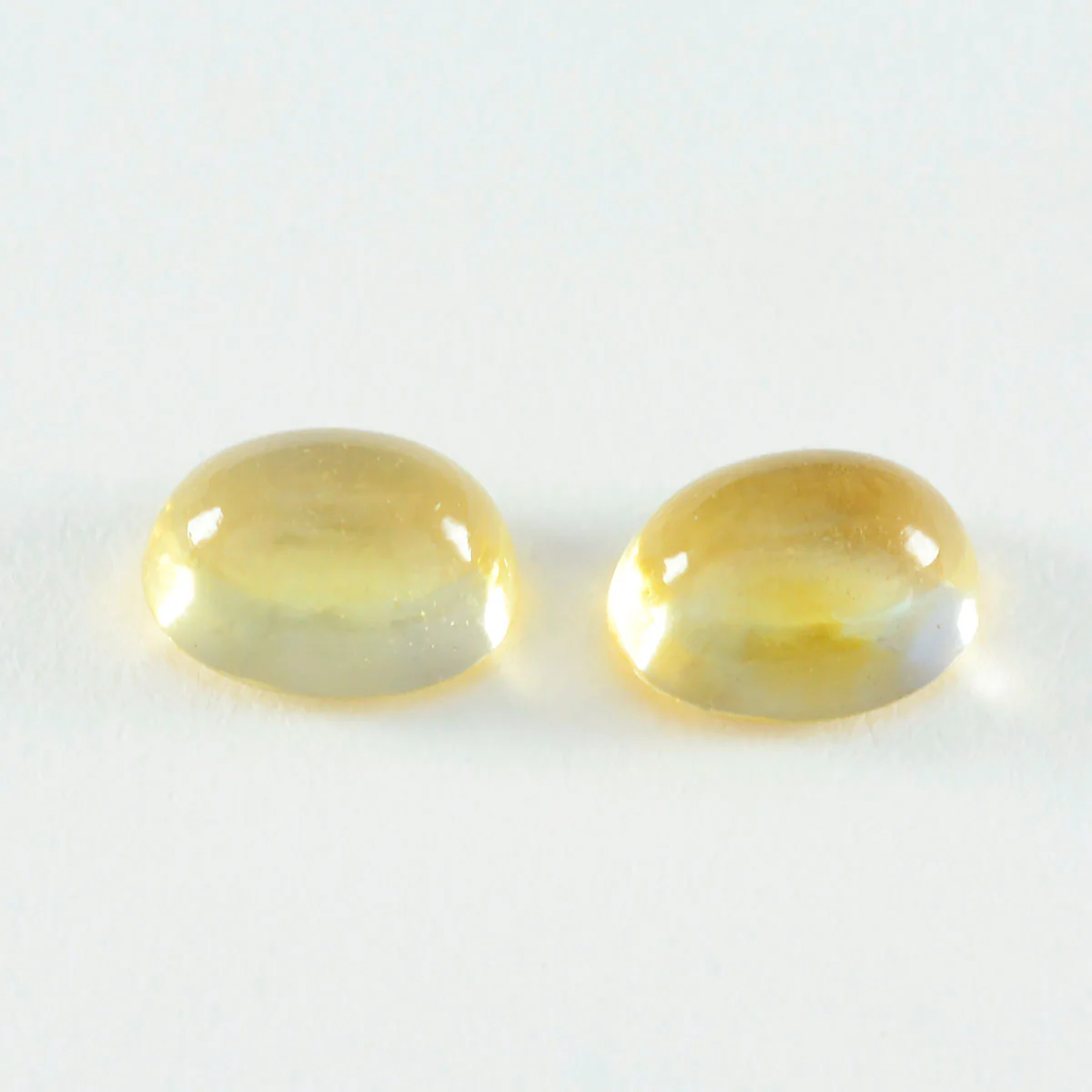 Citrine 1PC Small 6x8 MM Oval Cabochon Yellow High-Quality semi Precious Loose Gems - Image 4