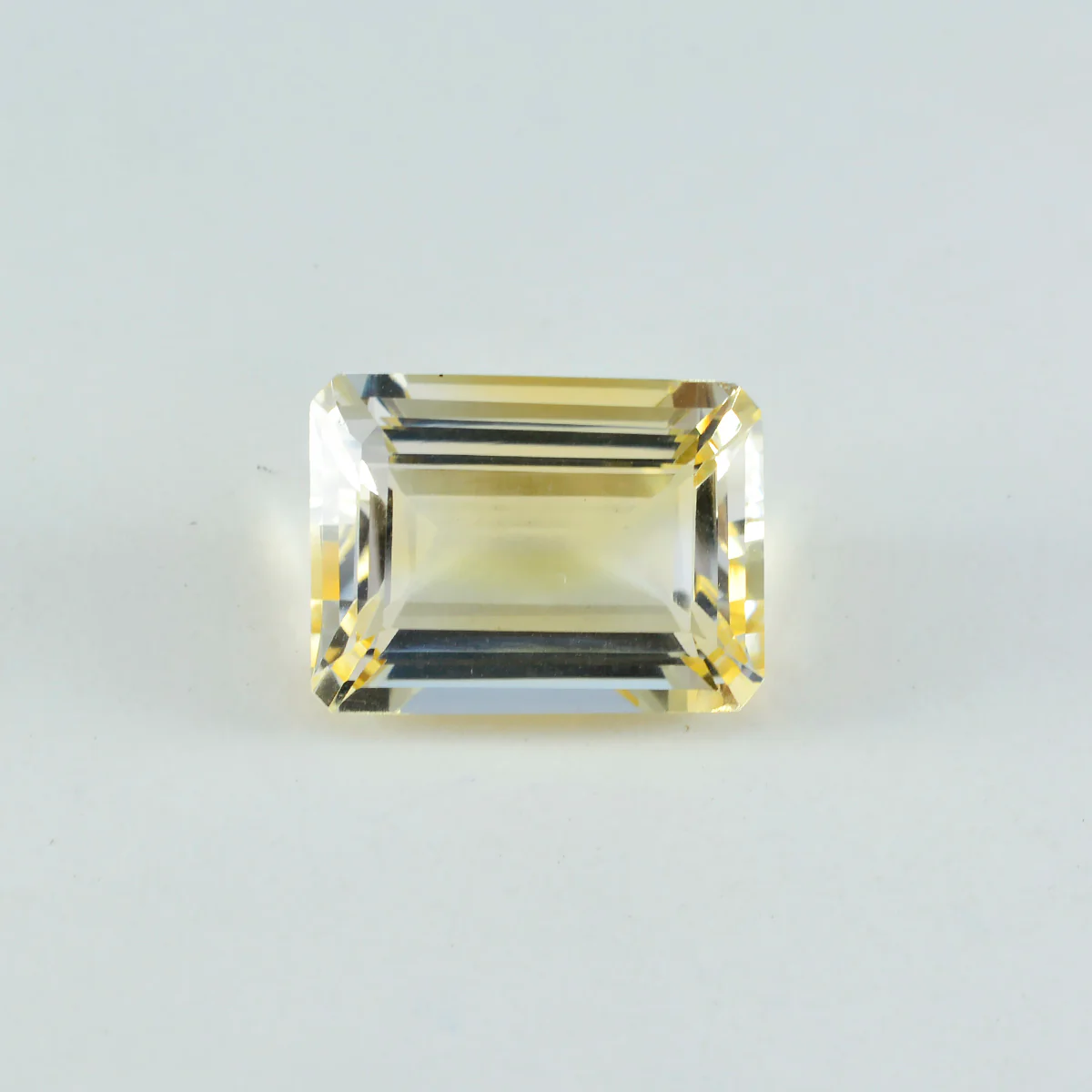 Citrine 1PC Small 6x9 MM Emerald Faceted Yellow Luster Semi Precious Loose Gemstones - Image 2