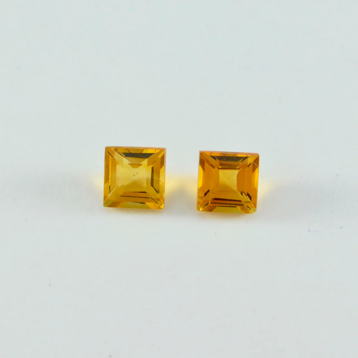 Citrine 1PC Small 7x7 MM Square Faceted Yellow Splendid Semi Precious Loose Gemstone - Image 4