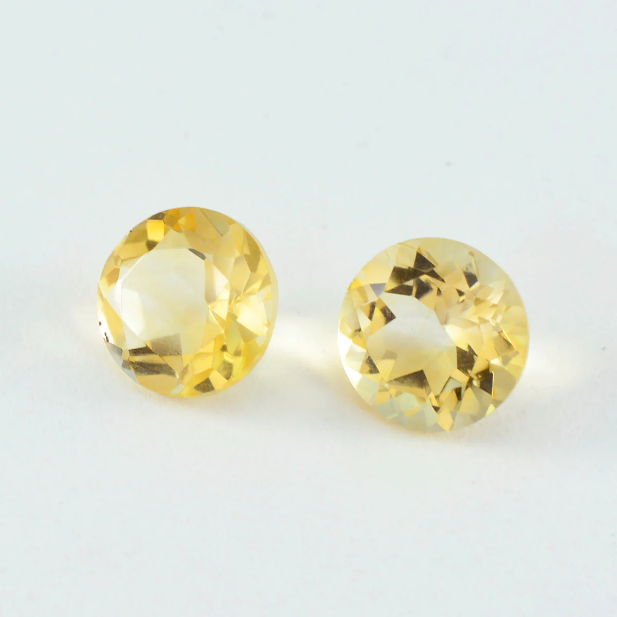 Citrine 1PC Tiny 6x6 MM Round Faceted Yellow Polished Semi Precious Loose Gems - Image 3