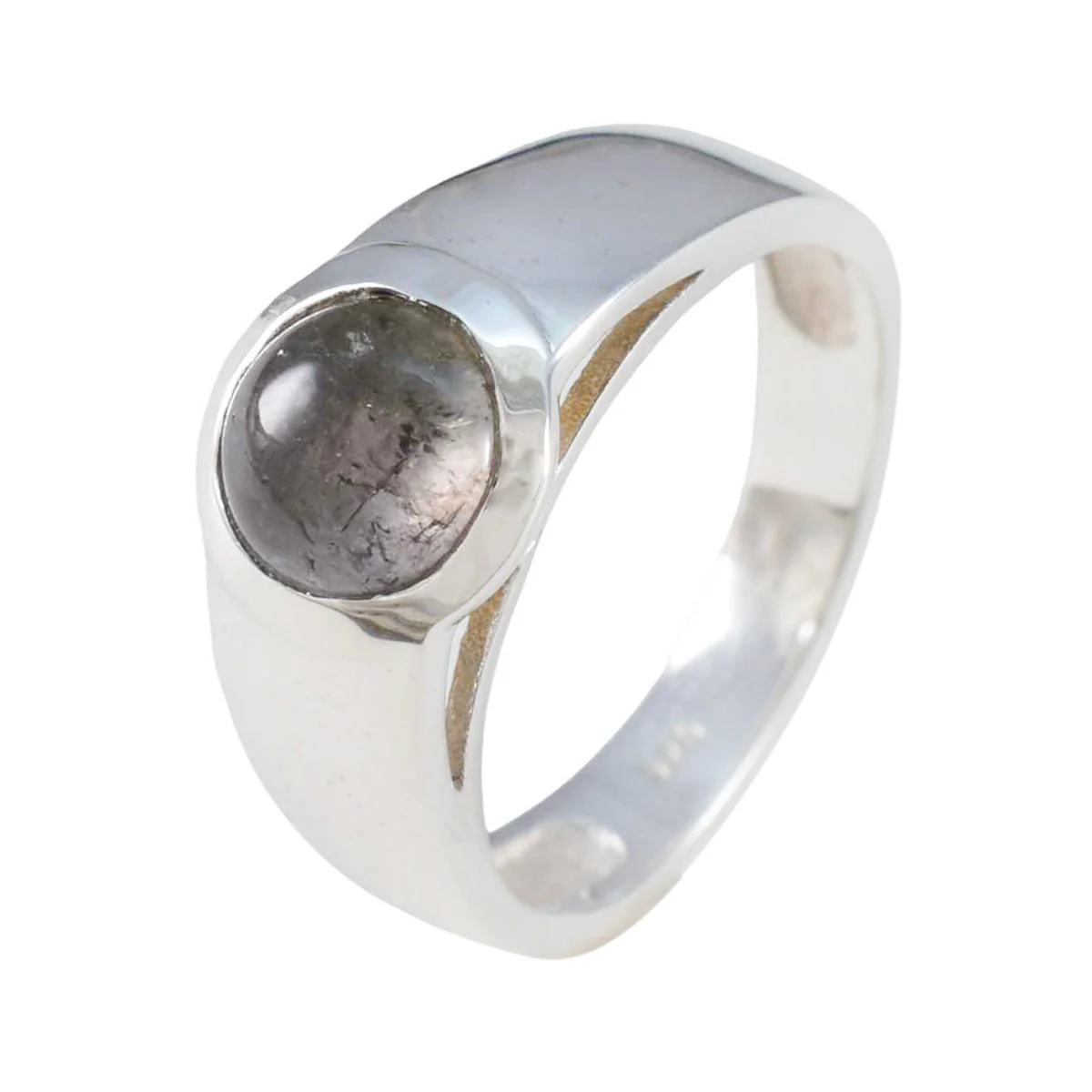 Citrine Solitaire French 925 Silver Yellow Gems Slim Graceful Ring Jewellery - Image 2