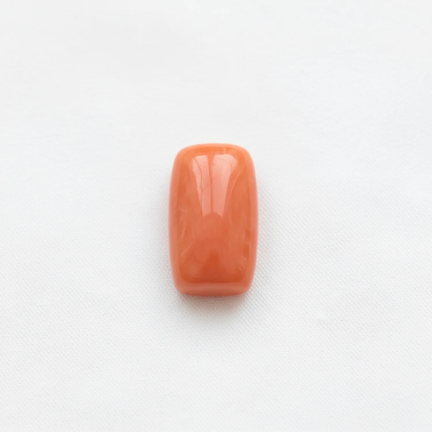 Coral 10PC Tiny 4x8 MM Baguette Cabochon Red Superior Precious Gems - Image 2